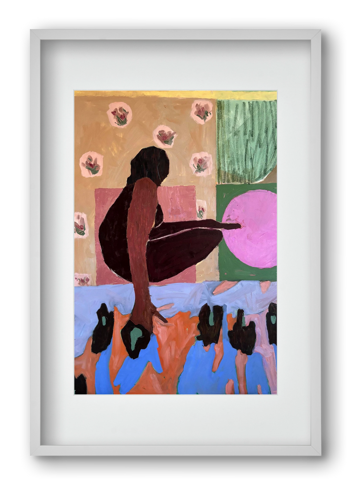 Paloma V, 40x60 cm (30x45 cm), Fehér keret, paszpartuval
