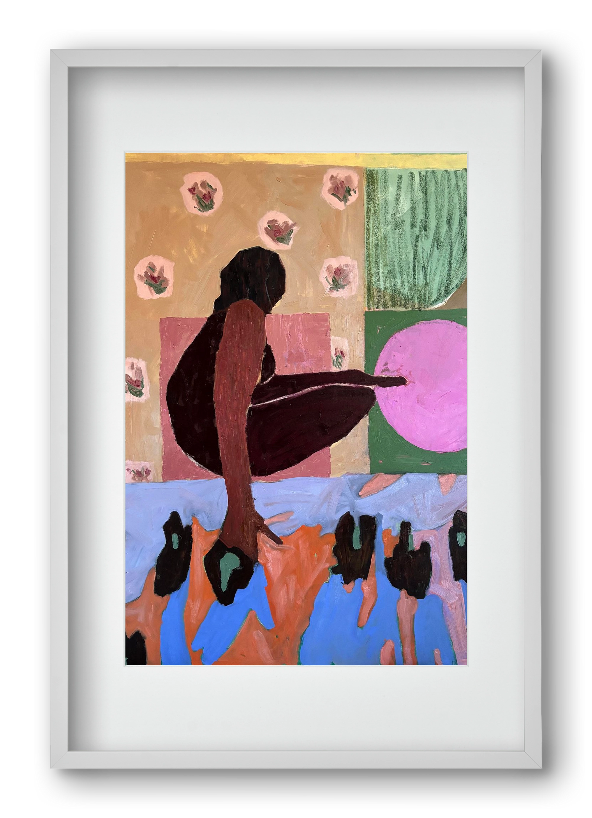 Paloma V, 40x60 cm (30x45 cm), Fehér keret, paszpartuval