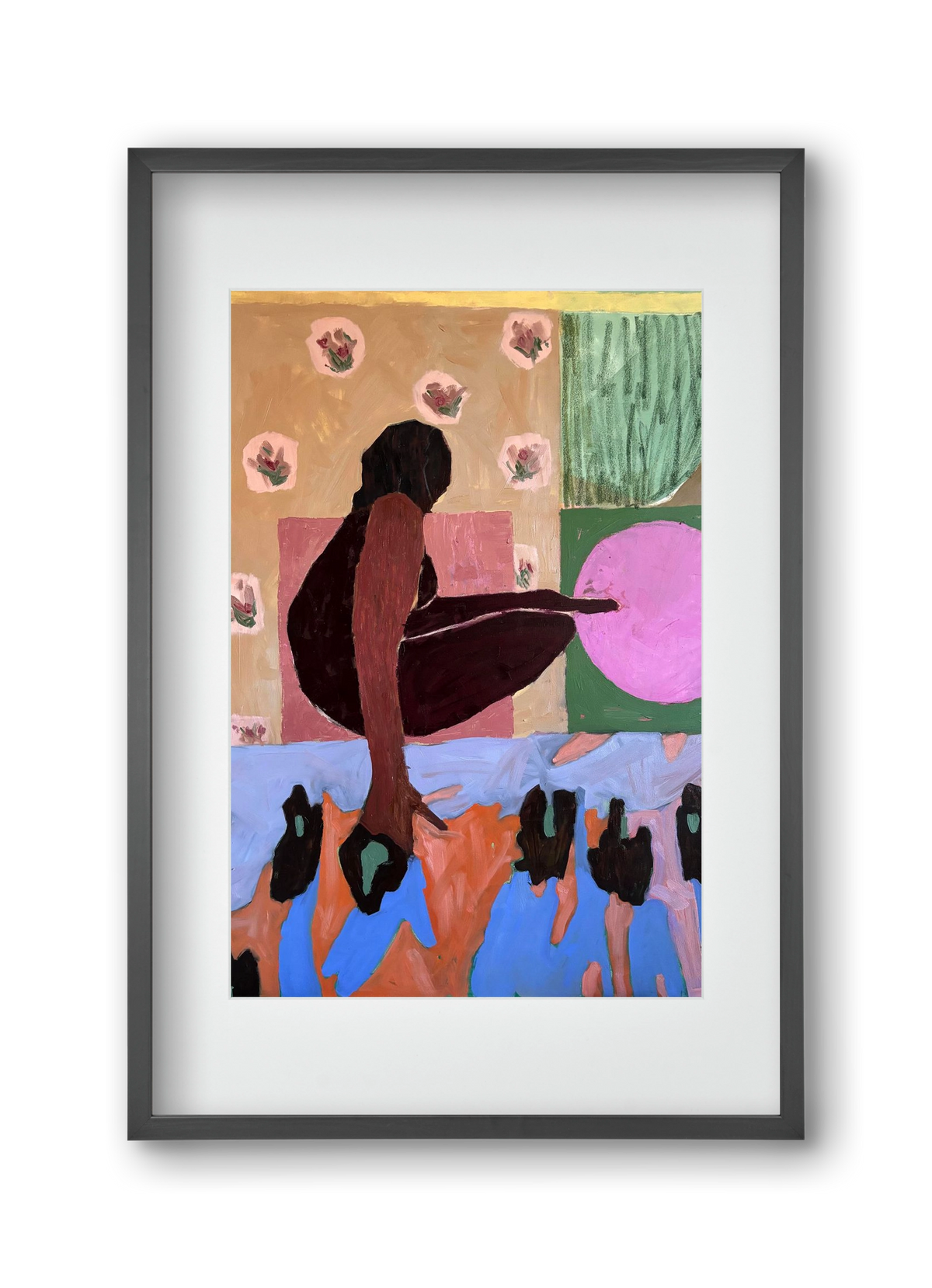 Paloma V, 30x45 cm (20x30 cm), Fekete keret, paszpartuval