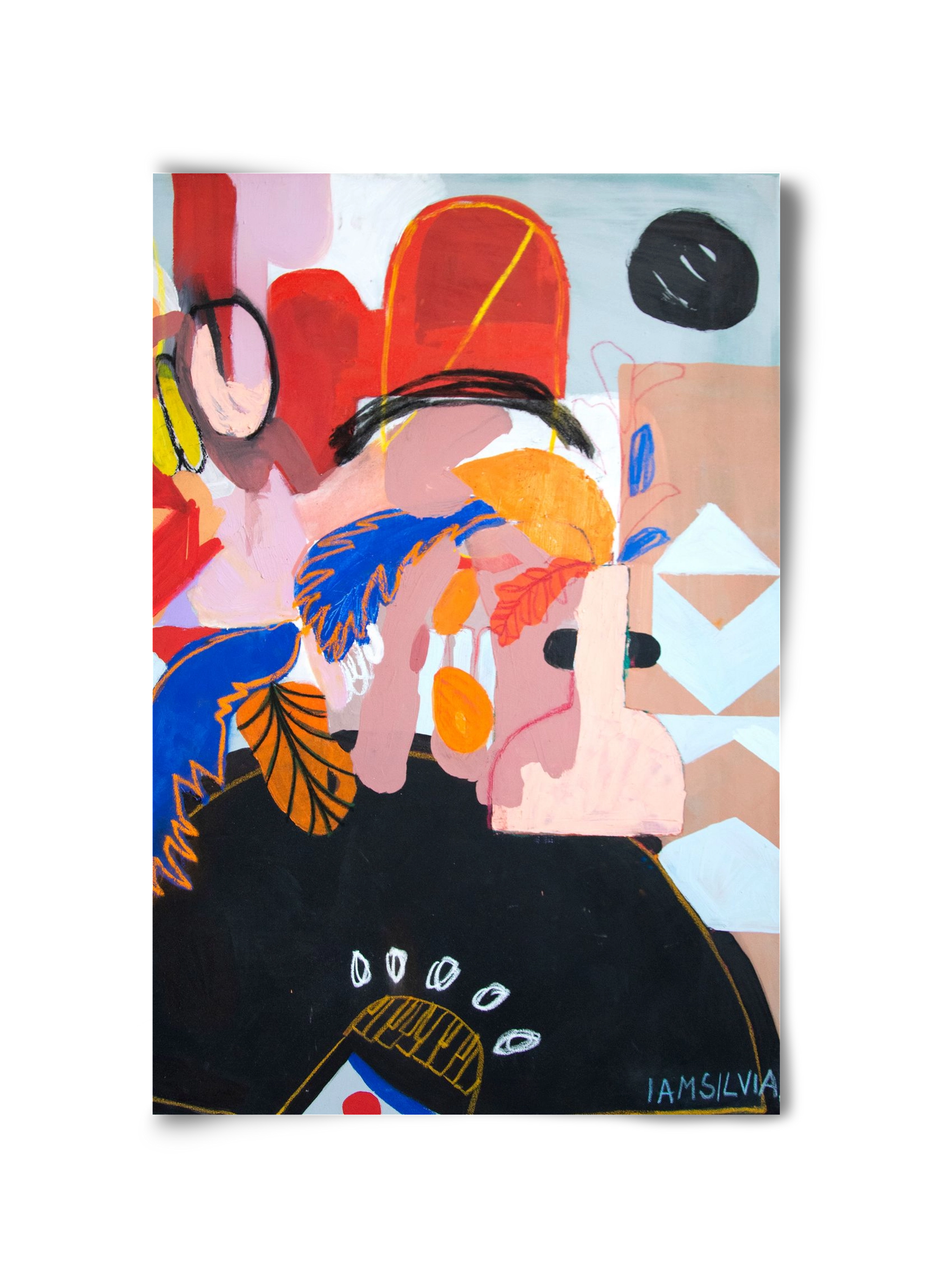 Sam o sebe I., 30x45 cm, Keret nélkül