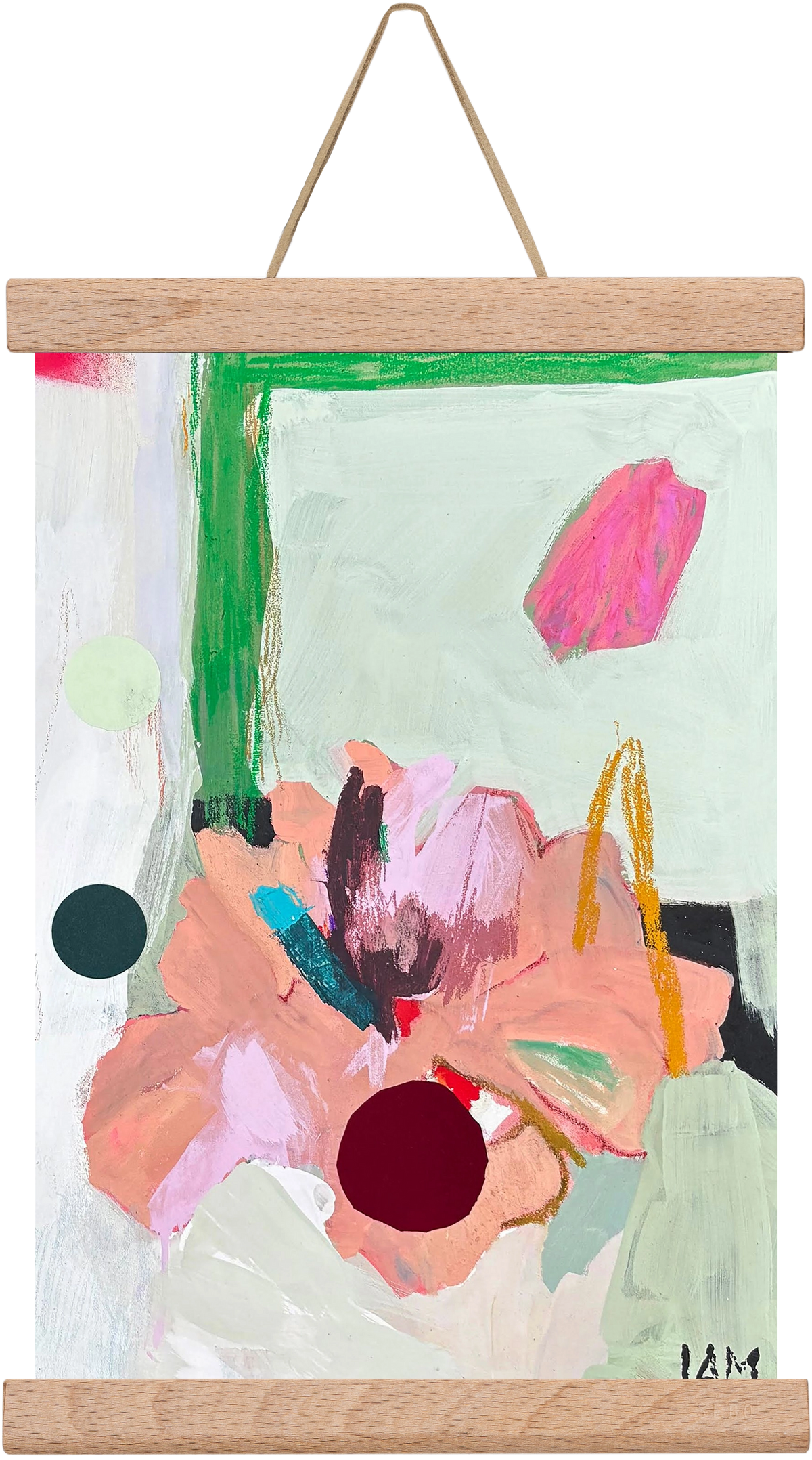 flower, 20x30 cm (20x30 cm), Tölgy akasztó