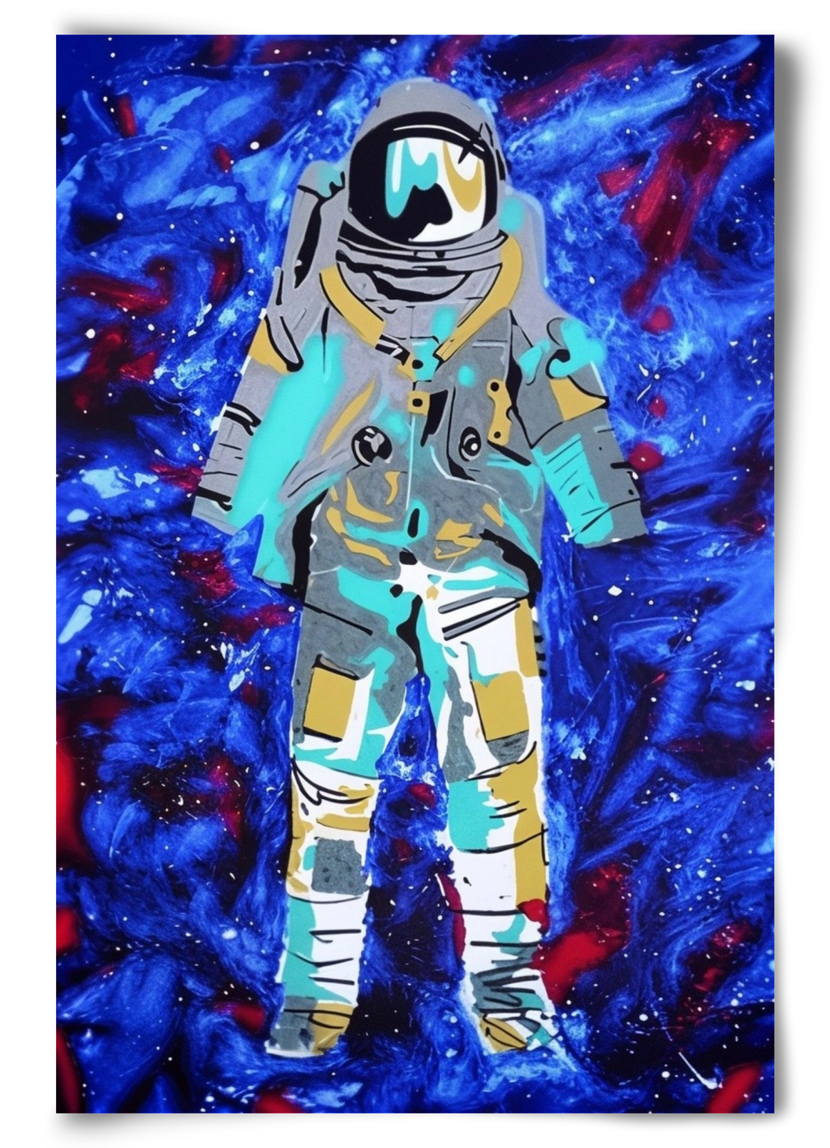 Astronaut, 60x90 cm, Keret nélkül