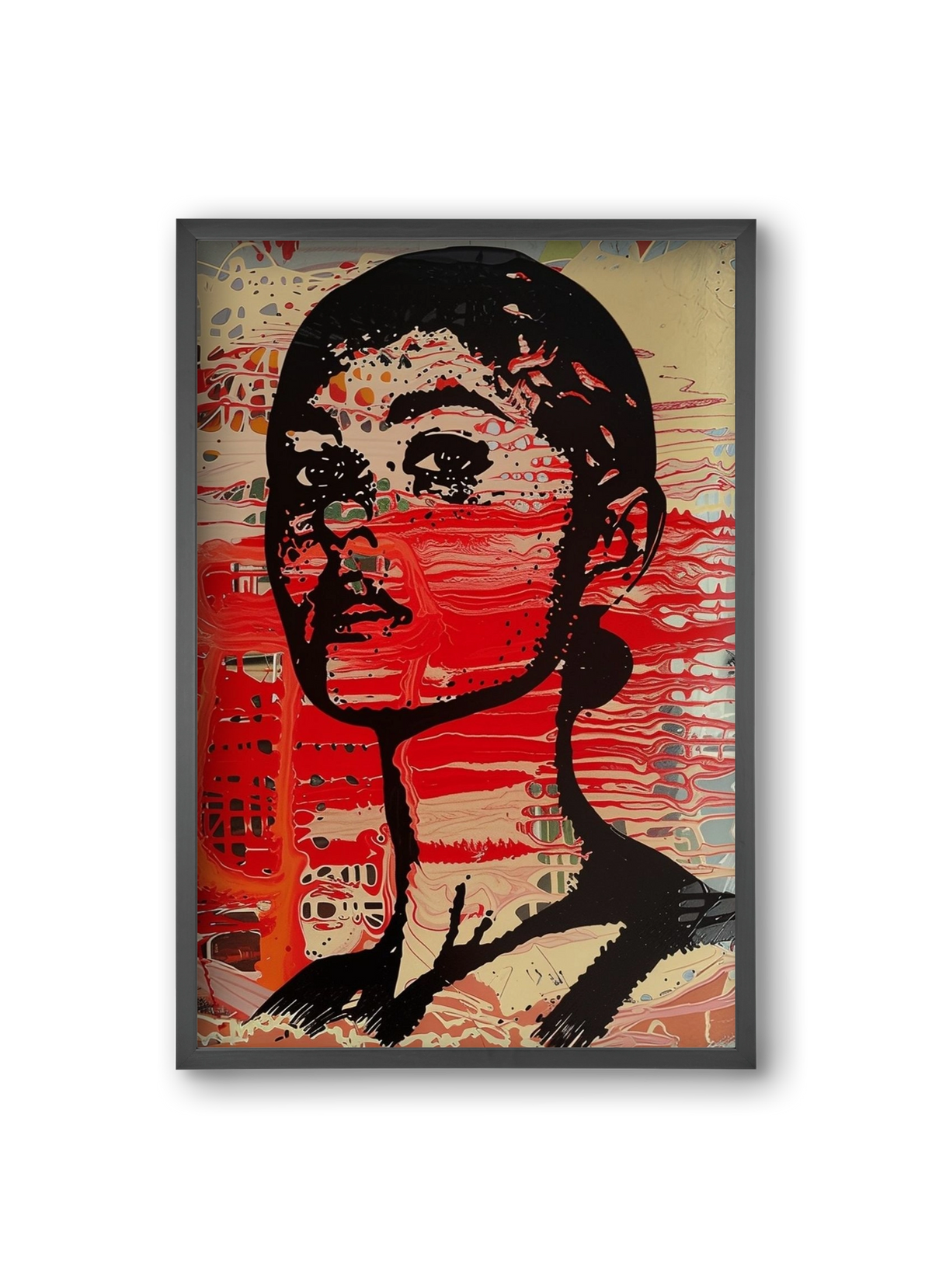 Blood Line, 20x30 cm (20x30 cm), Fekete keret