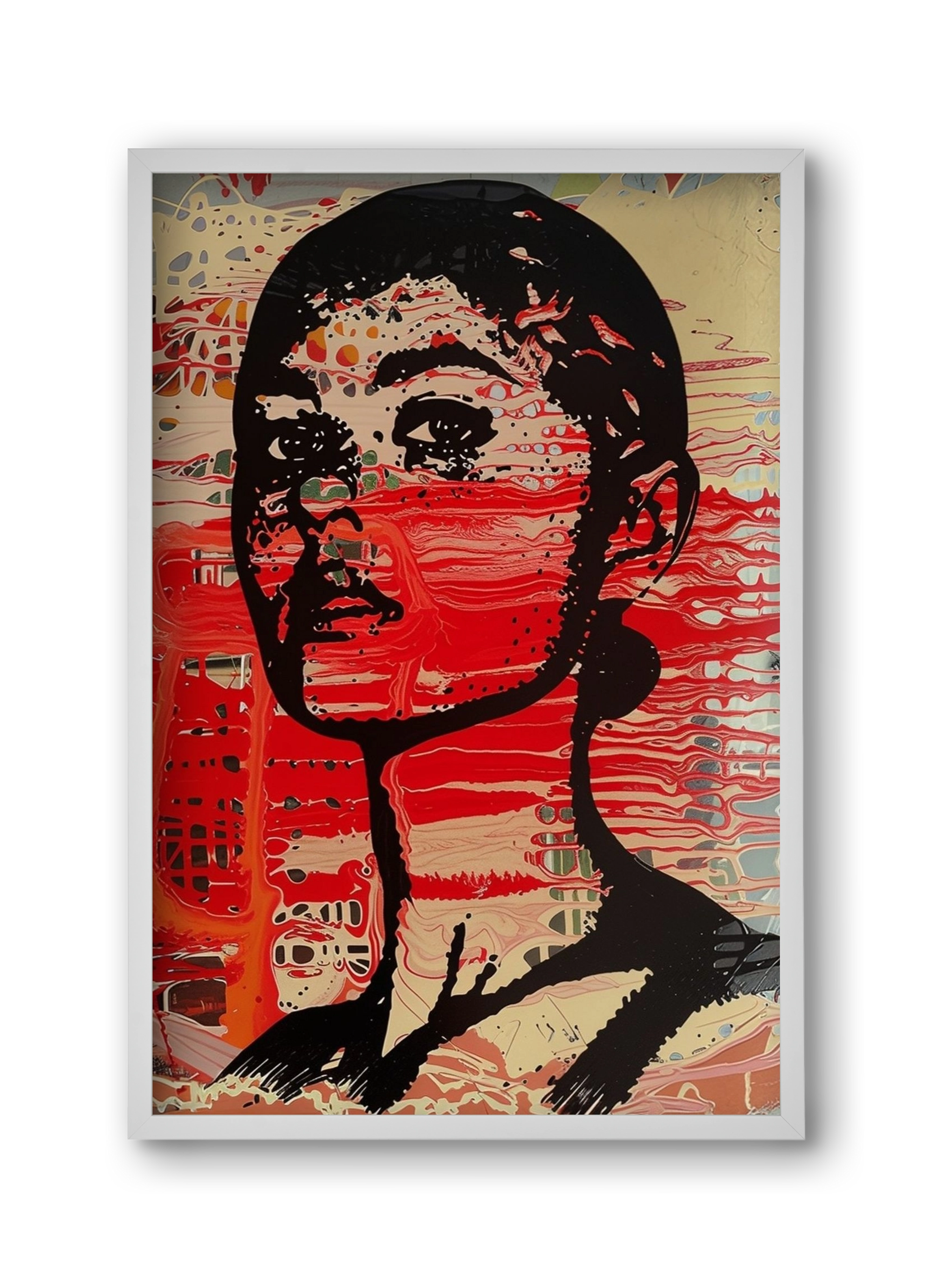Blood Line, 30x45 cm (30x45 cm), Fehér keret