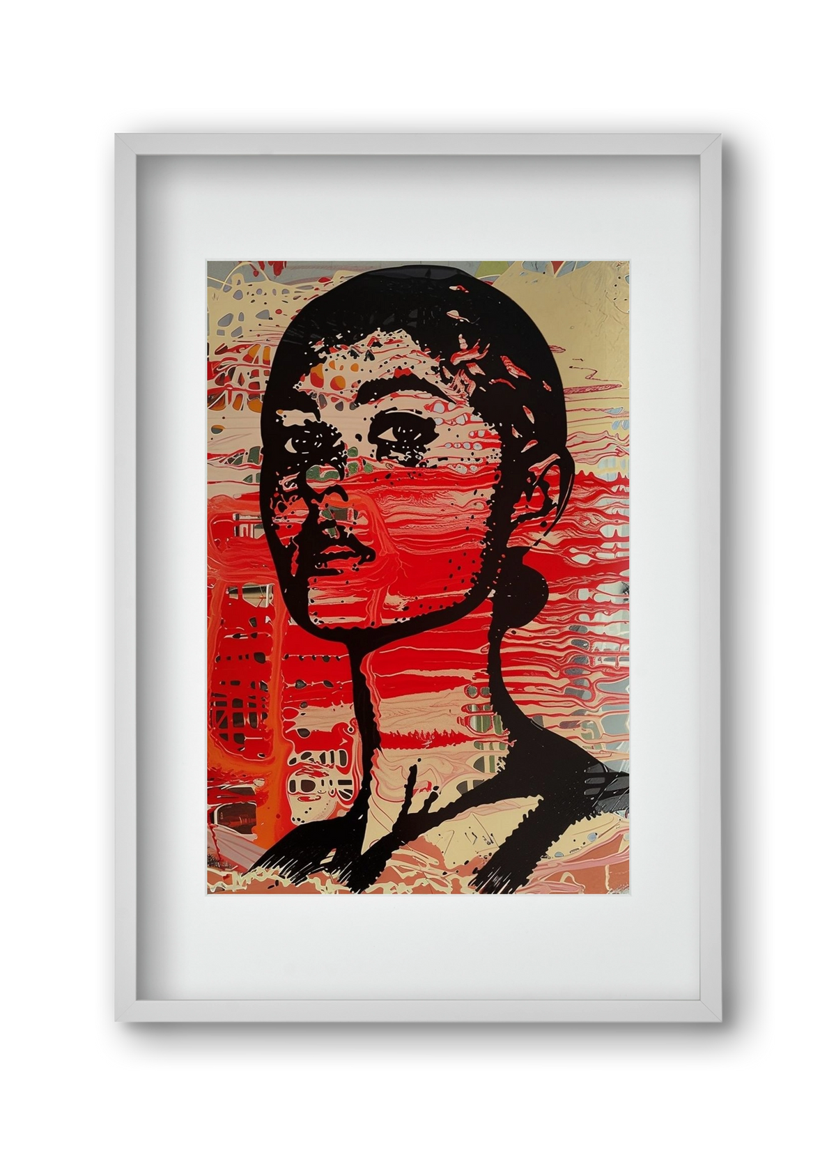 Blood Line, 30x45 cm (20x30 cm), Fehér keret, paszpartuval