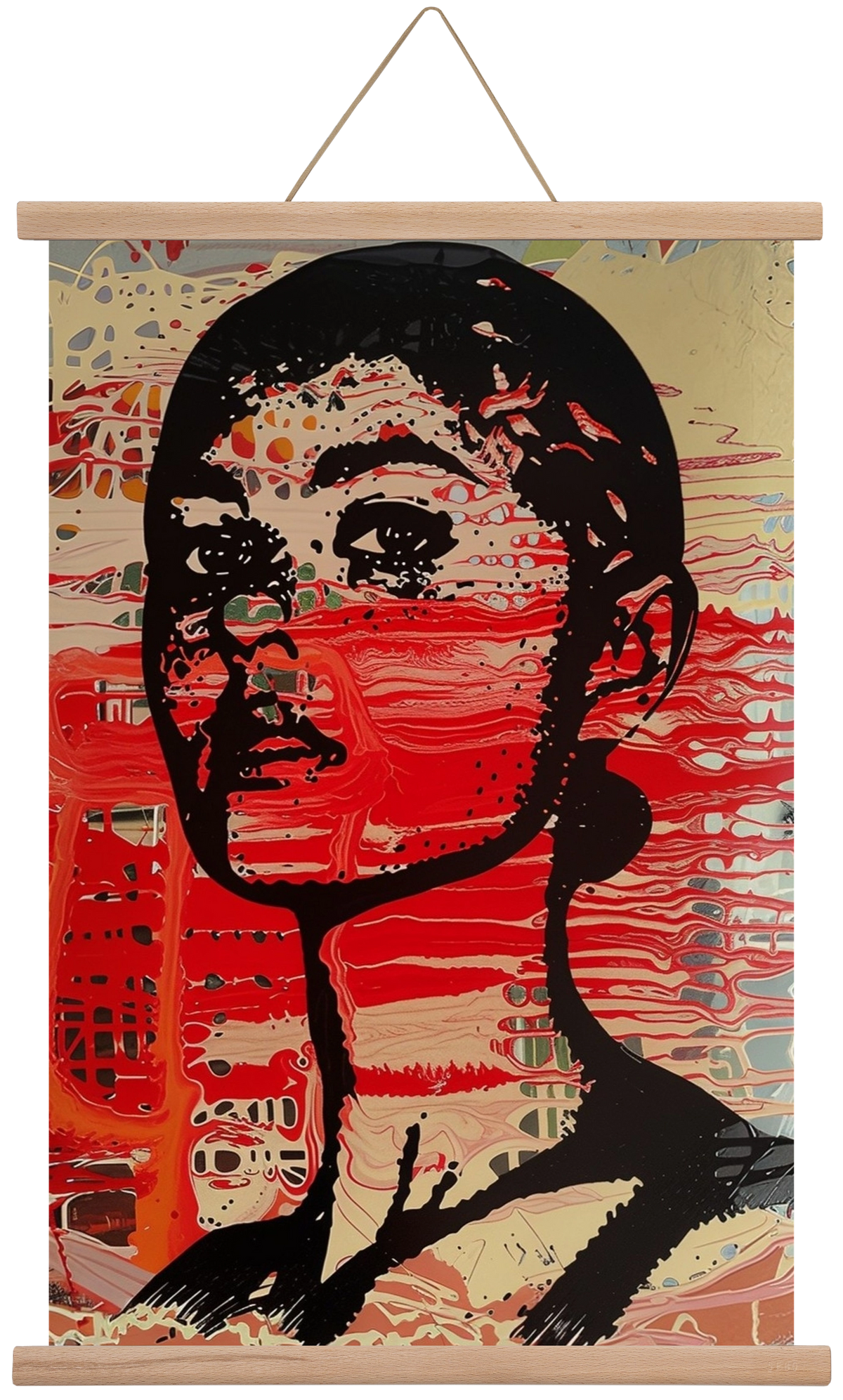 Blood Line, 40x60 cm (40x60 cm), Tölgy akasztó