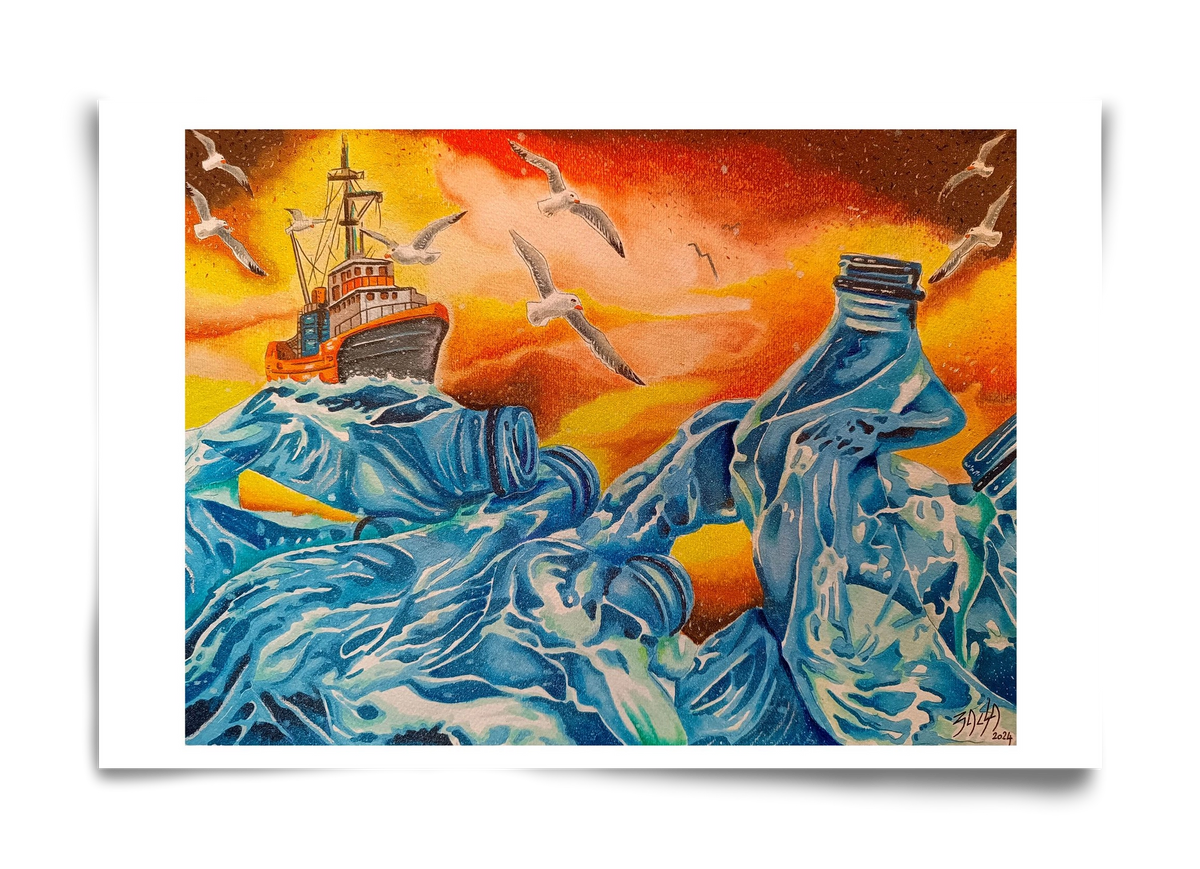 Plastic, 60x40 cm, Keret nélkül