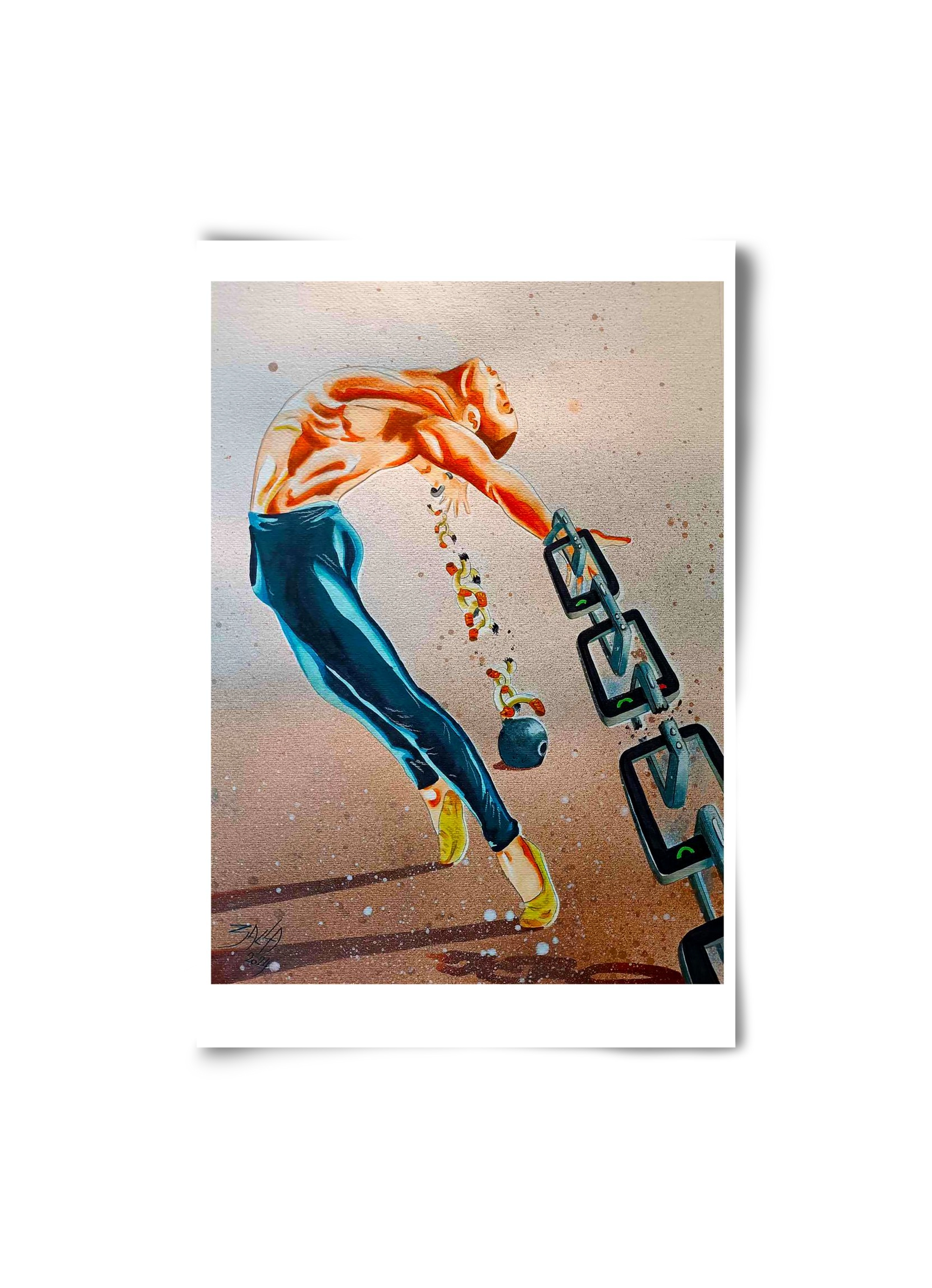 dependence, 20x30 cm, Keret nélkül