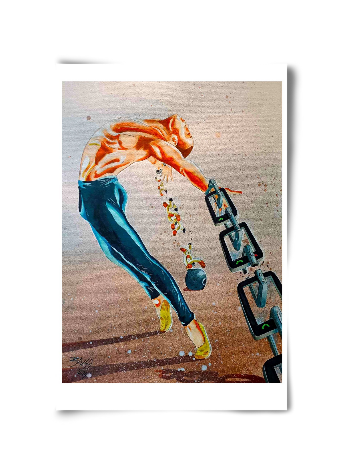 dependence, 30x45 cm, Keret nélkül