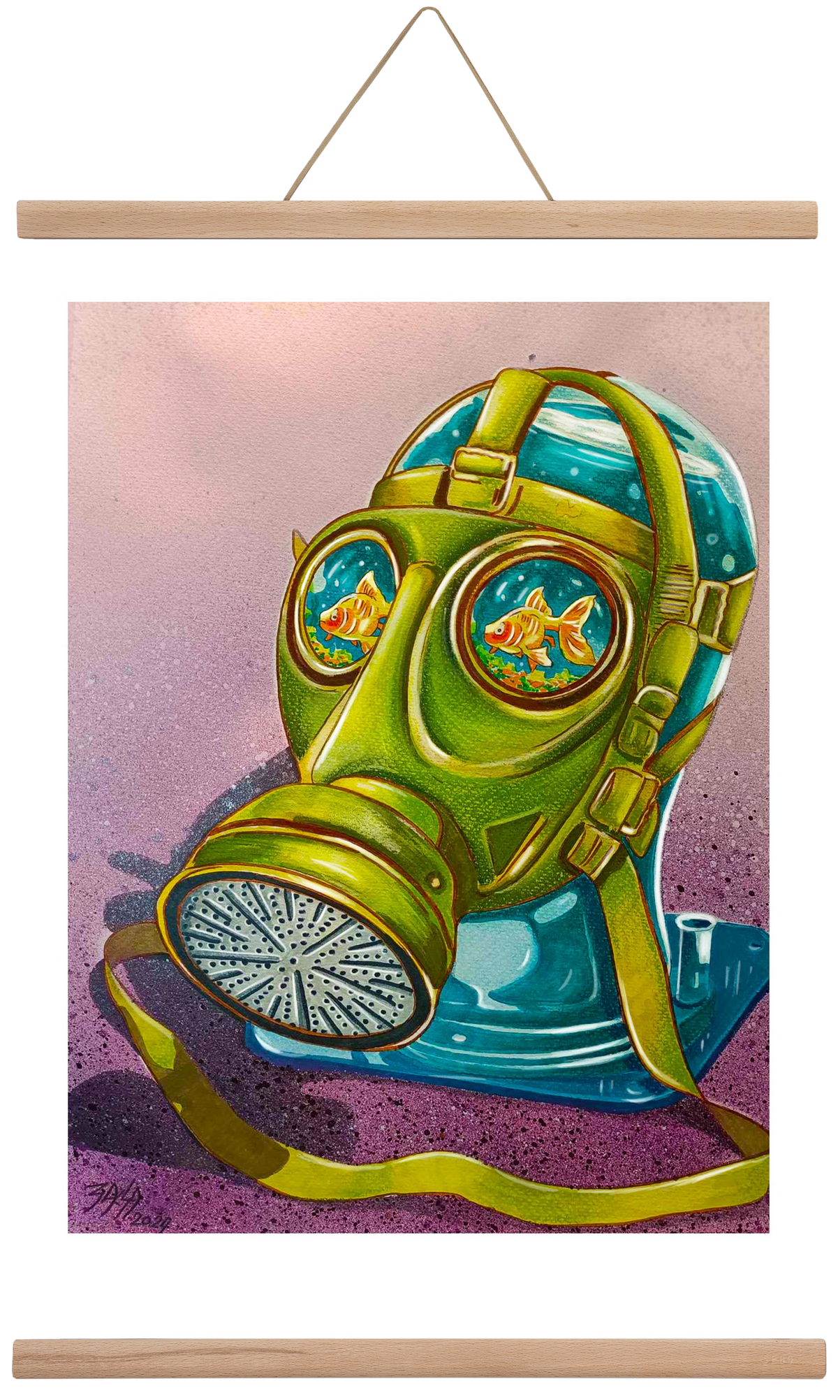 no comment, 40x60 cm (40x60 cm), Tölgy akasztó