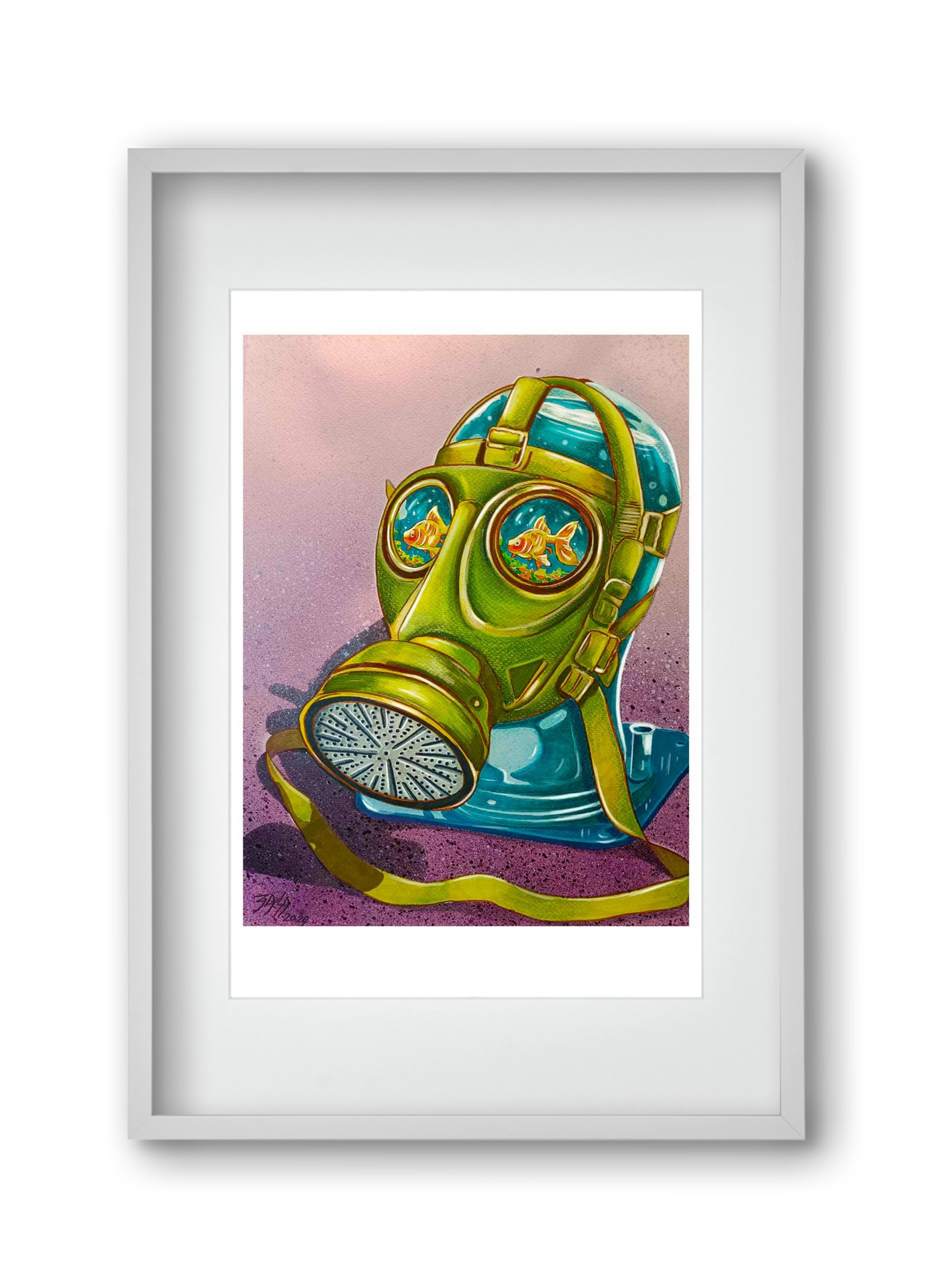 no comment, 30x45 cm (20x30 cm), Fehér keret, paszpartuval