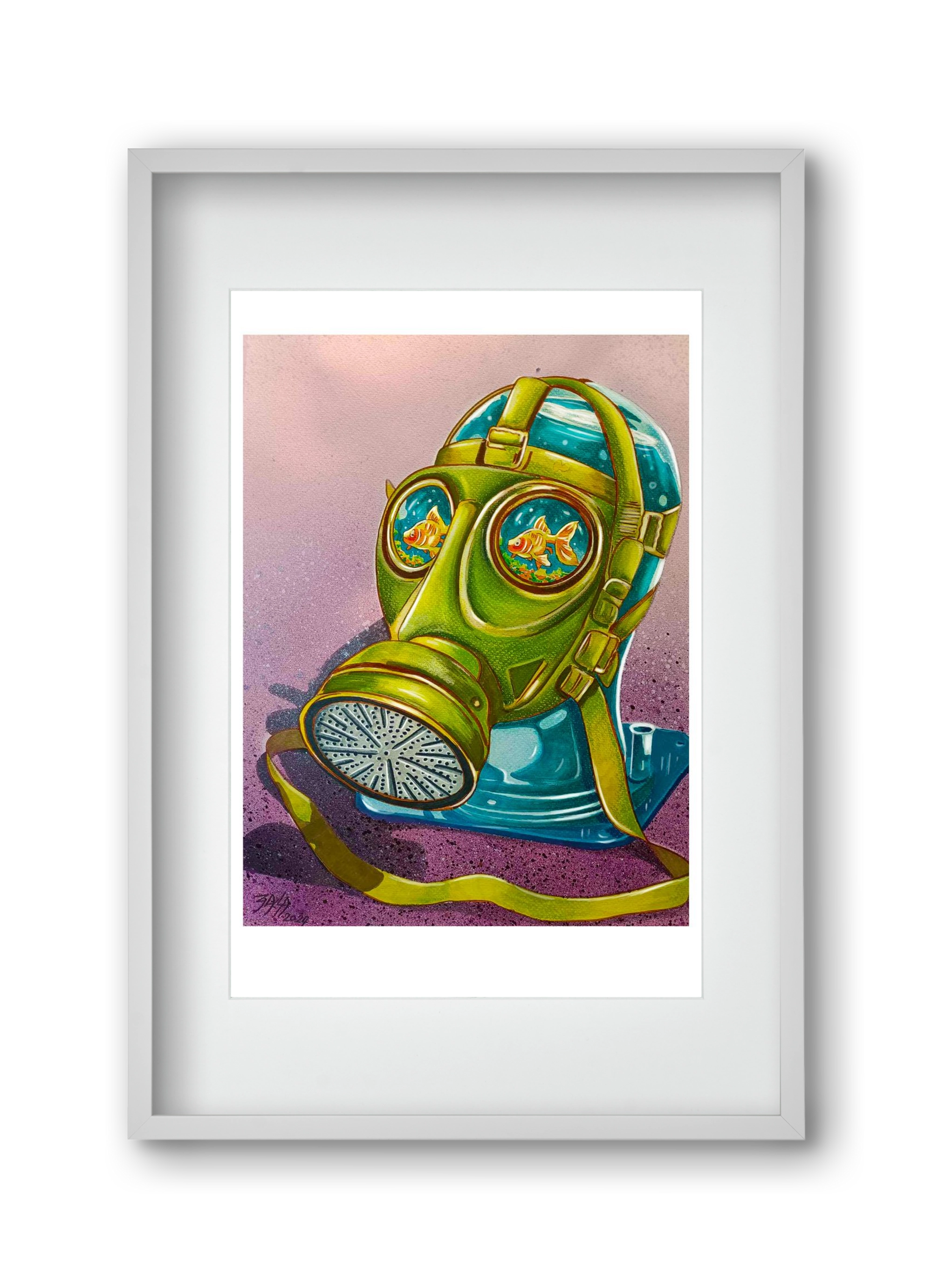 no comment, 30x45 cm (20x30 cm), Fehér keret, paszpartuval