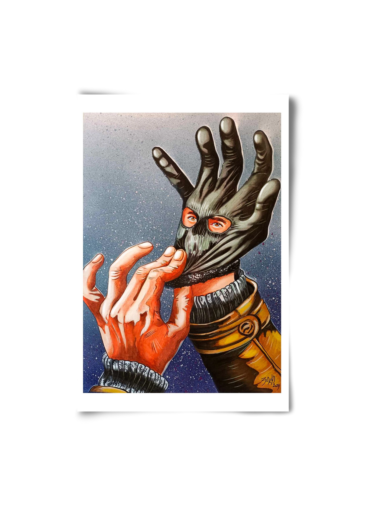 online terror, 20x30 cm, Keret nélkül