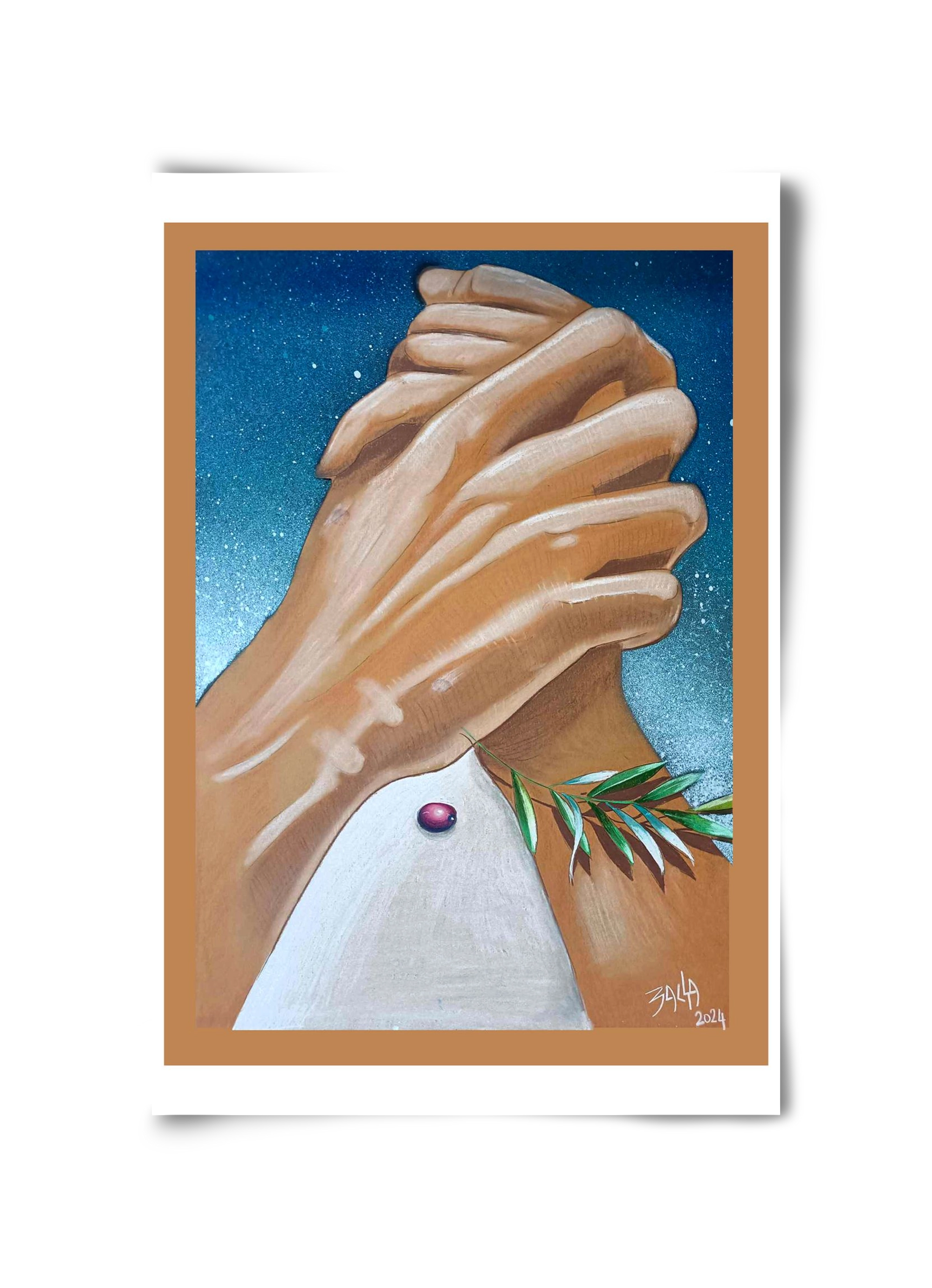 peace, 30x45 cm, Keret nélkül