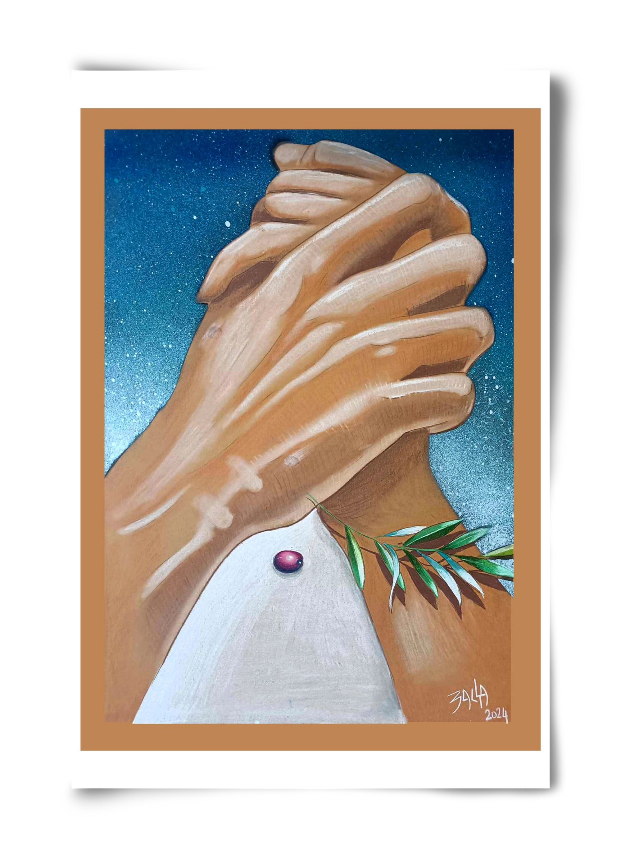 peace, 40x60 cm, Keret nélkül