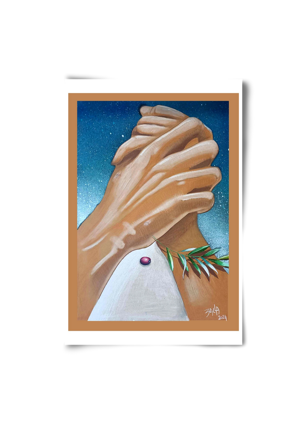 peace, 20x30 cm, Keret nélkül