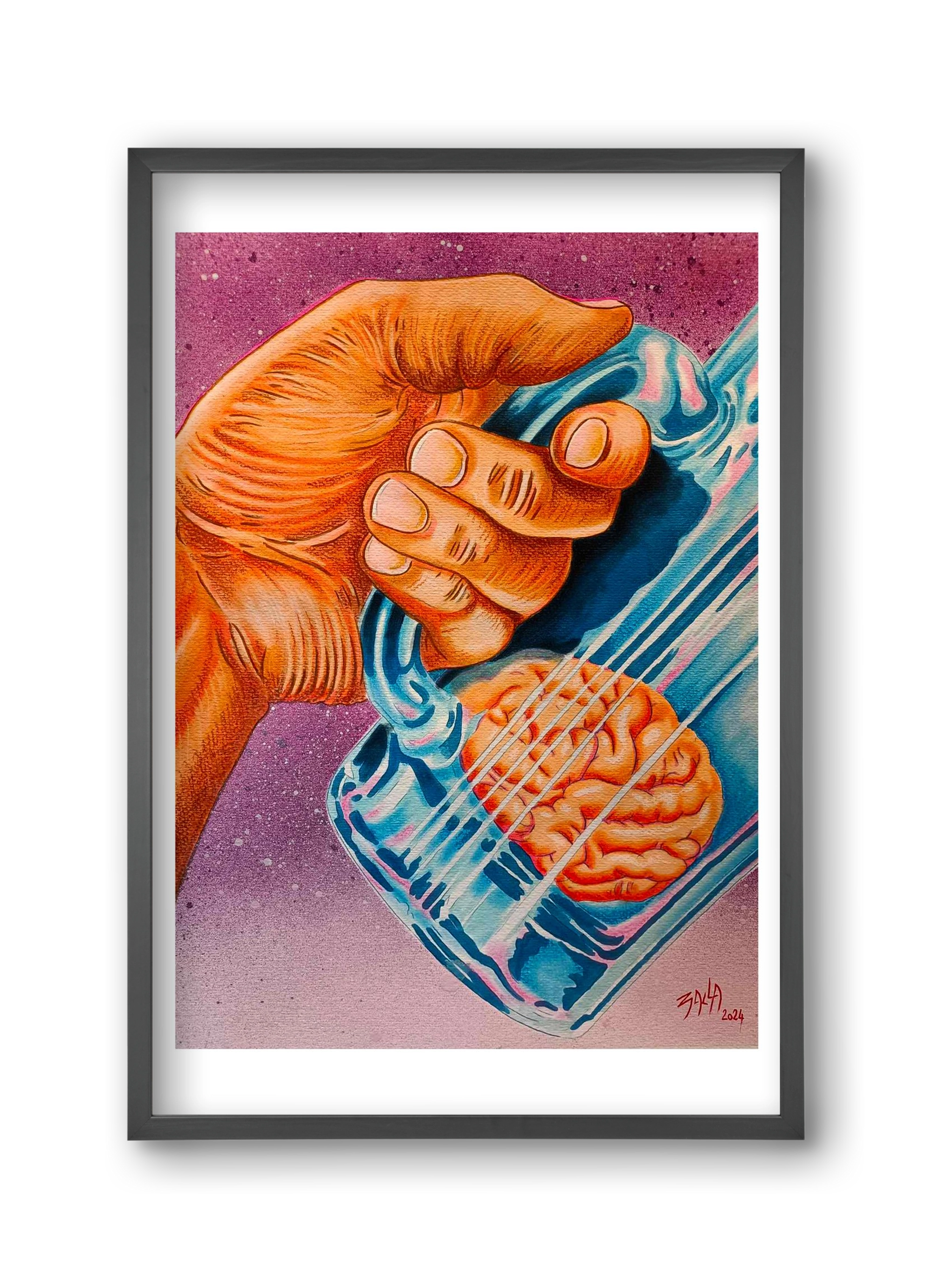 beer, 30x45 cm (30x45 cm), Fekete keret
