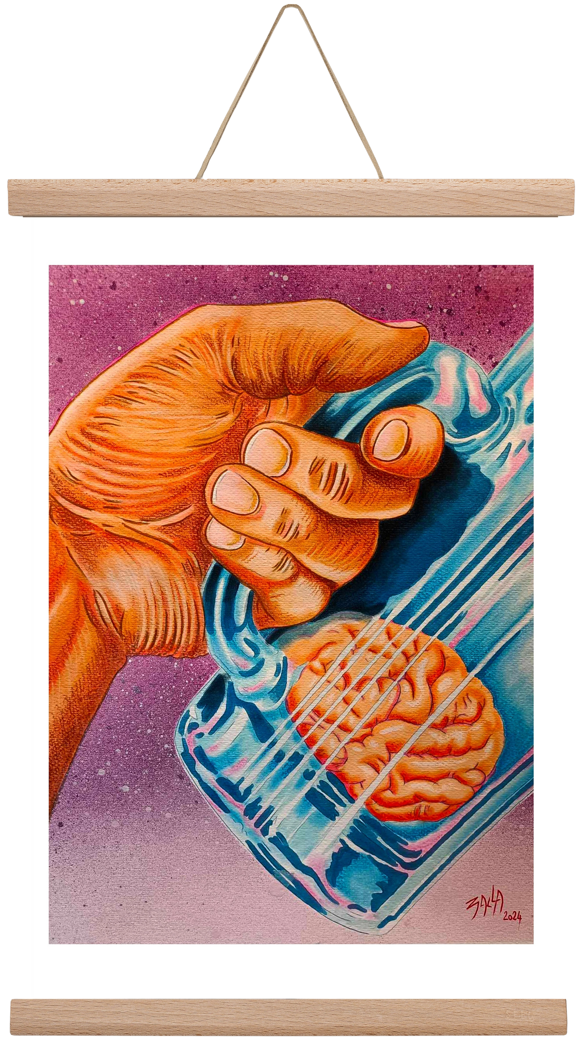 beer, 30x45 cm (30x45 cm), Tölgy akasztó