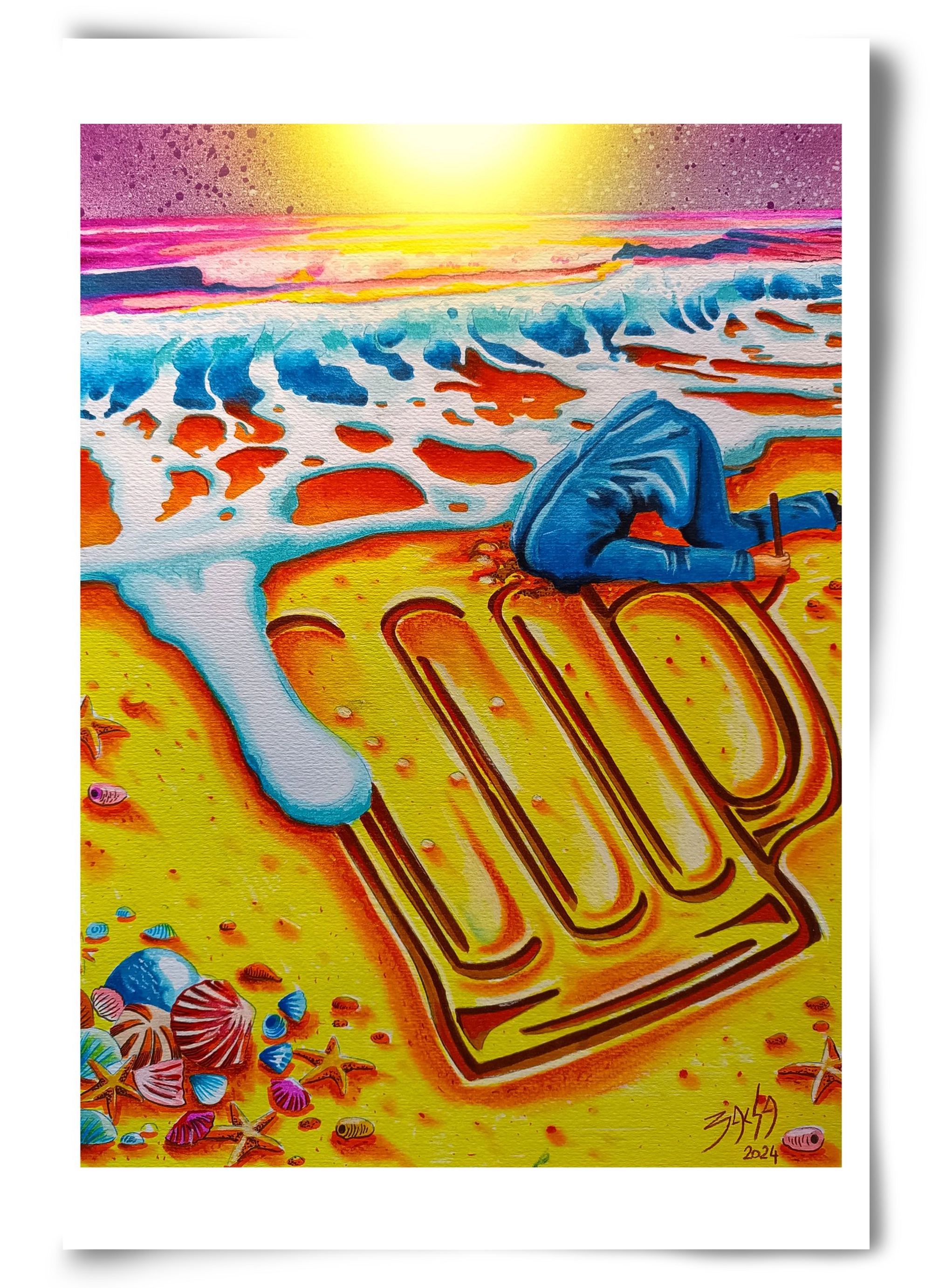 beer II., 60x90 cm, Keret nélkül