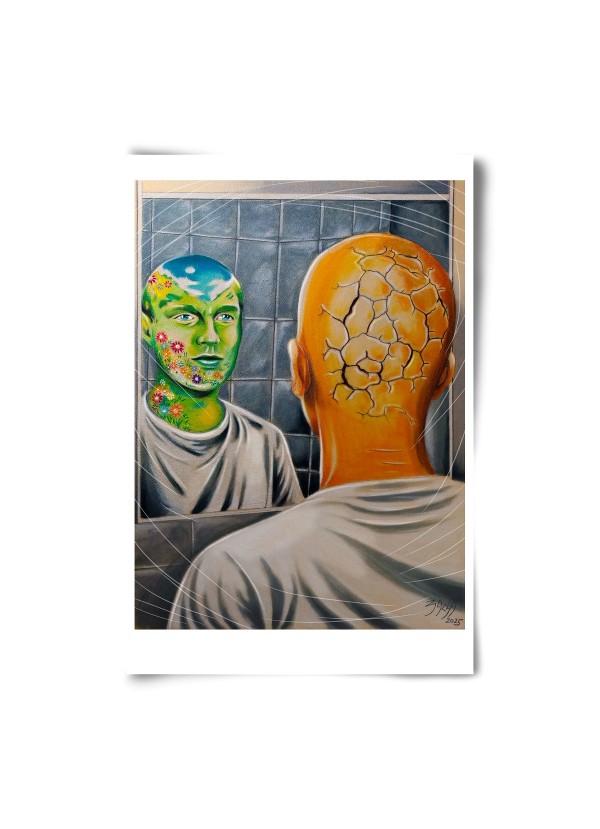 mirror, 20x30 cm, Keret nélkül