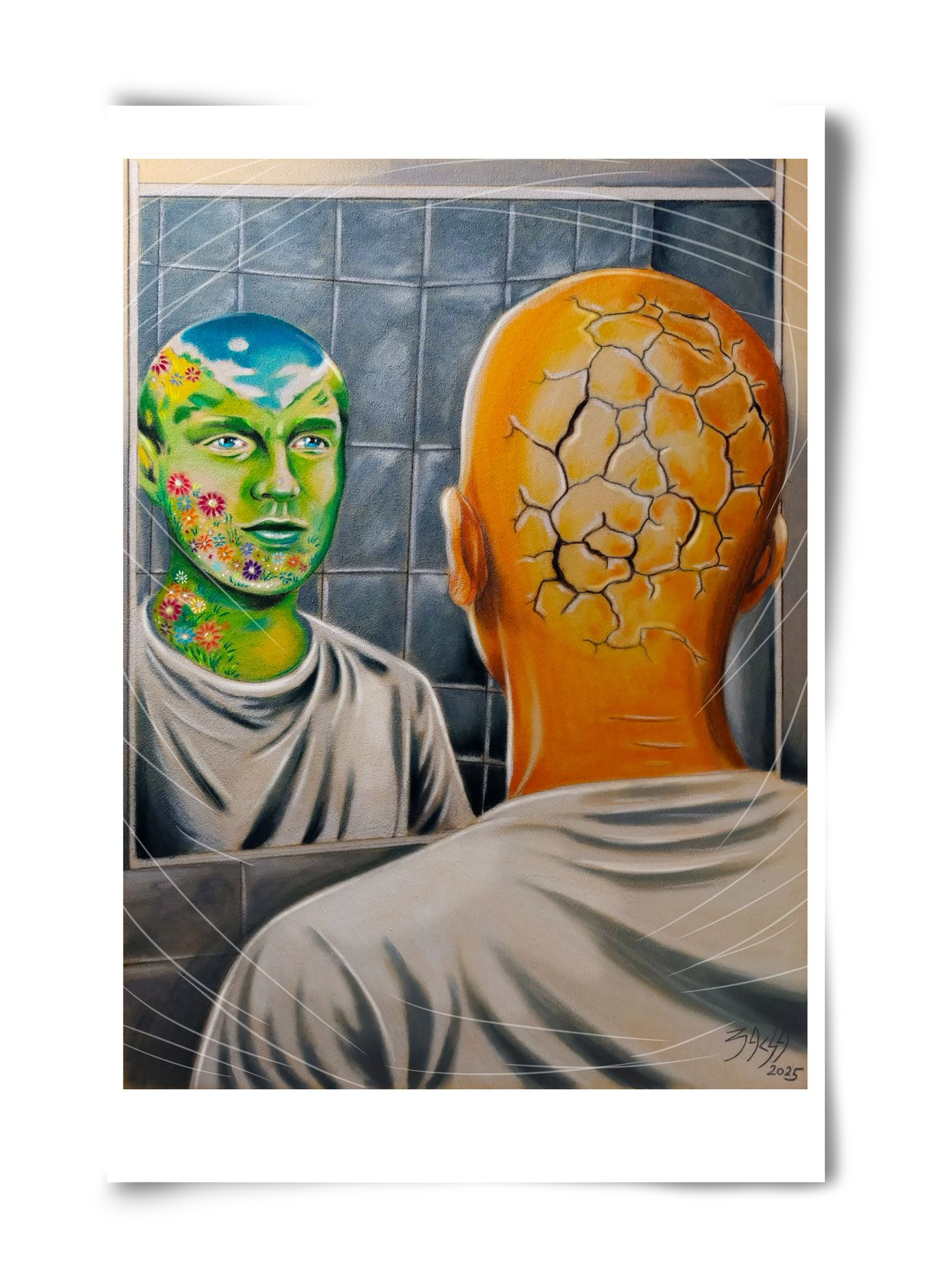 mirror, 40x60 cm, Keret nélkül
