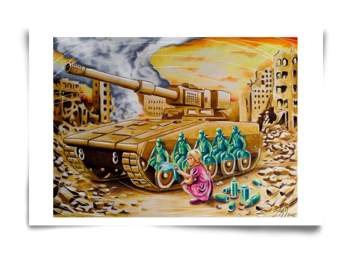 graffiti, 60x40 cm, Keret nélkül