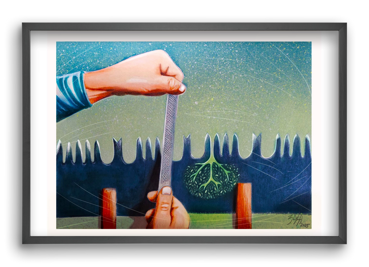 szöveg nélkül, 60x40 cm (60x40 cm), Fekete keret