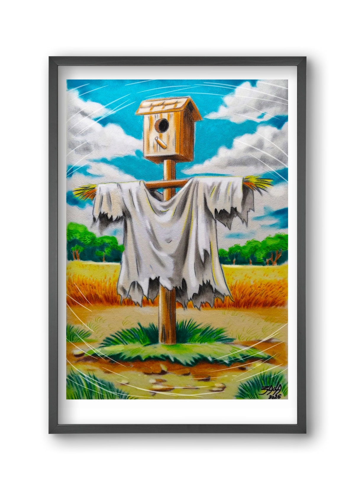 no comment, 30x45 cm (30x45 cm), Fekete keret