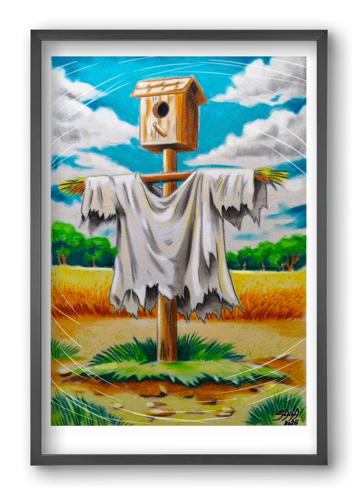 no comment, 40x60 cm (40x60 cm), Fekete keret