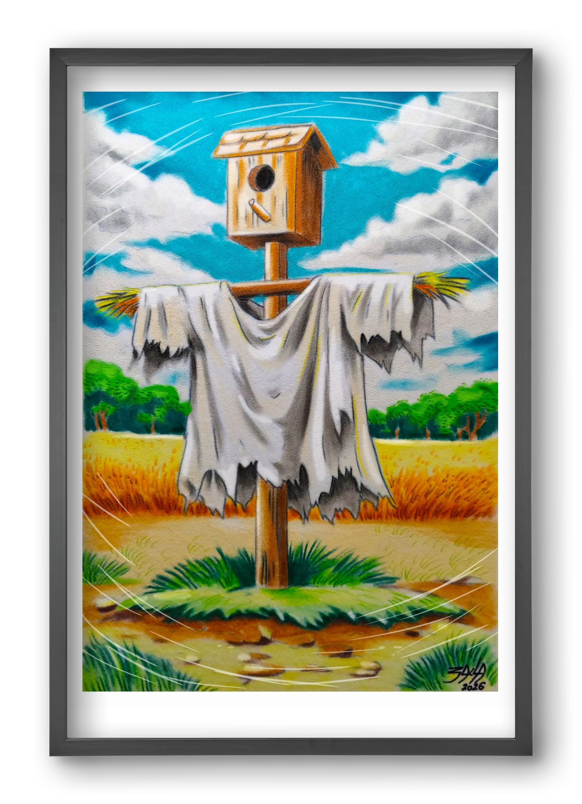 no comment, 40x60 cm (40x60 cm), Fekete keret