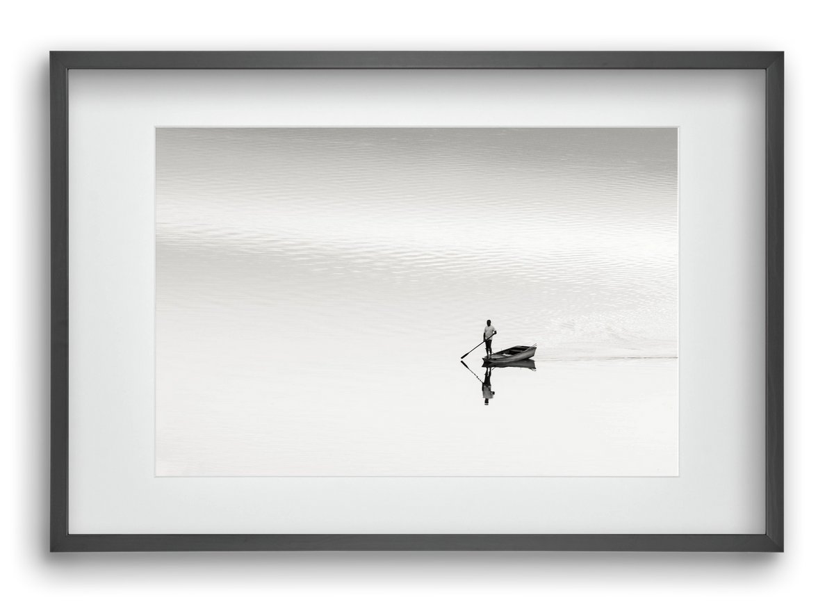 A tutajos, 60x40 cm (45x30 cm), Fekete keret, paszpartuval
