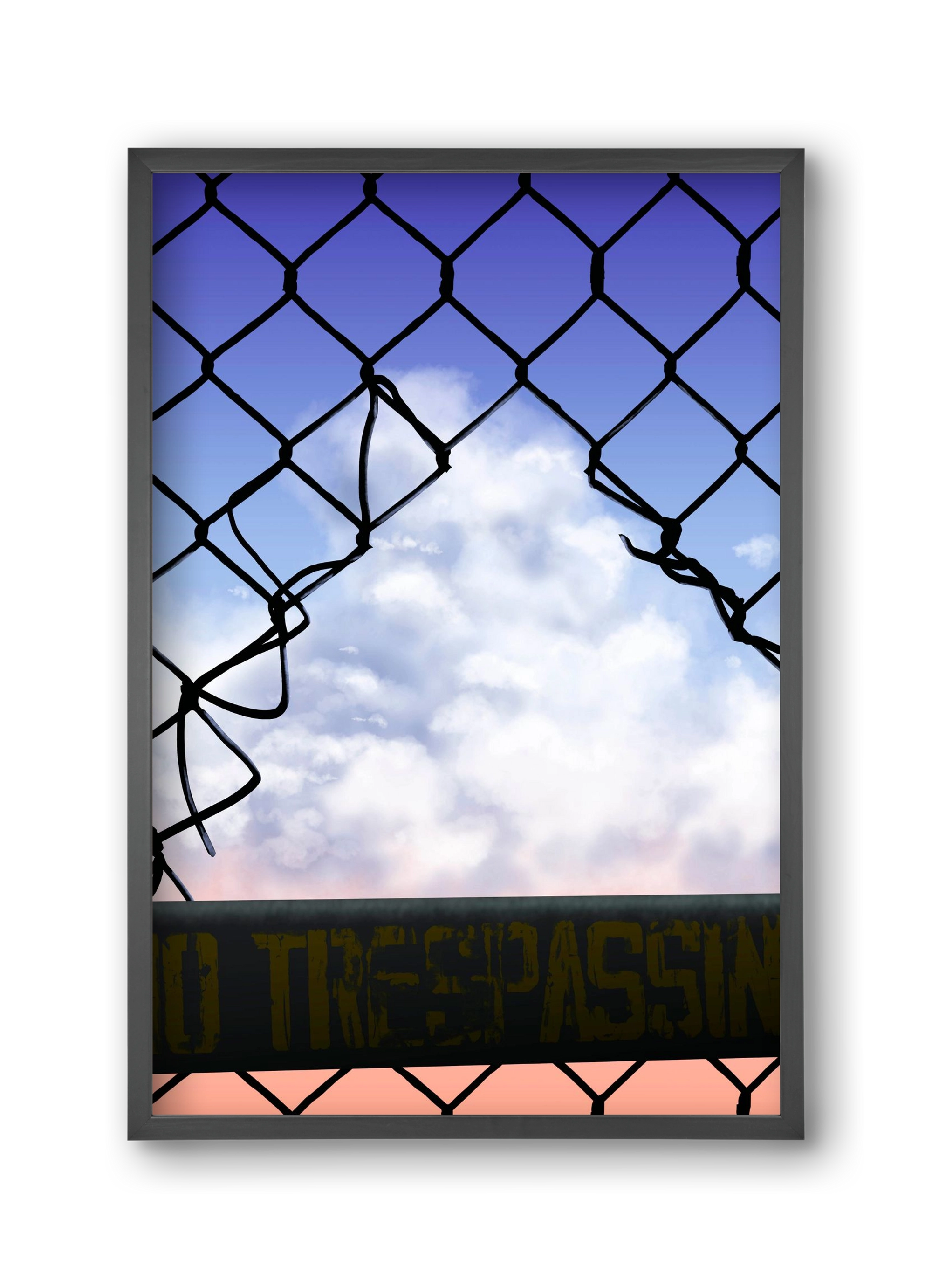 Gateway to freedom, 30x45 cm (30x45 cm), Fekete keret