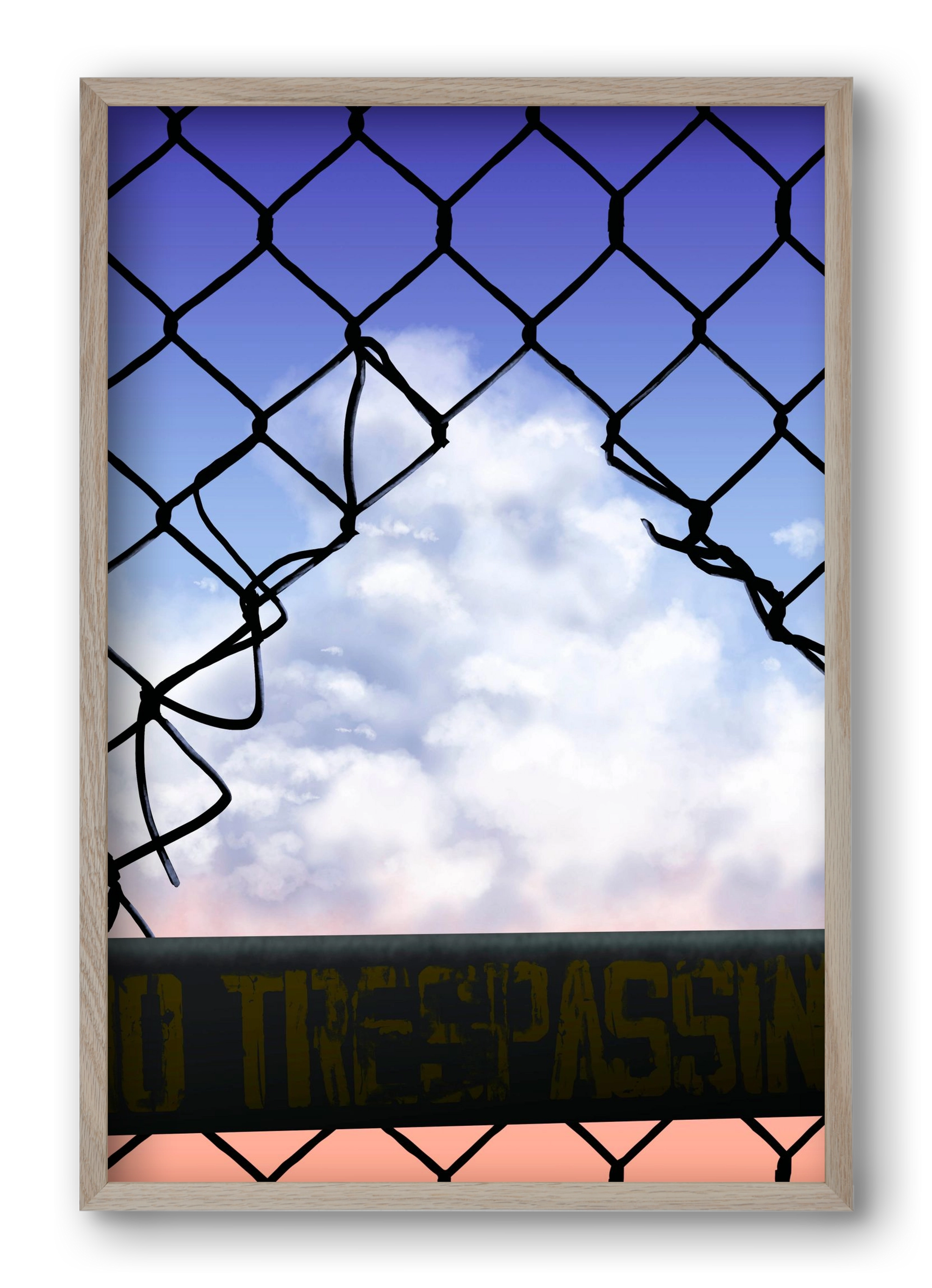 Gateway to freedom, 40x60 cm (40x60 cm), Tölgy keret