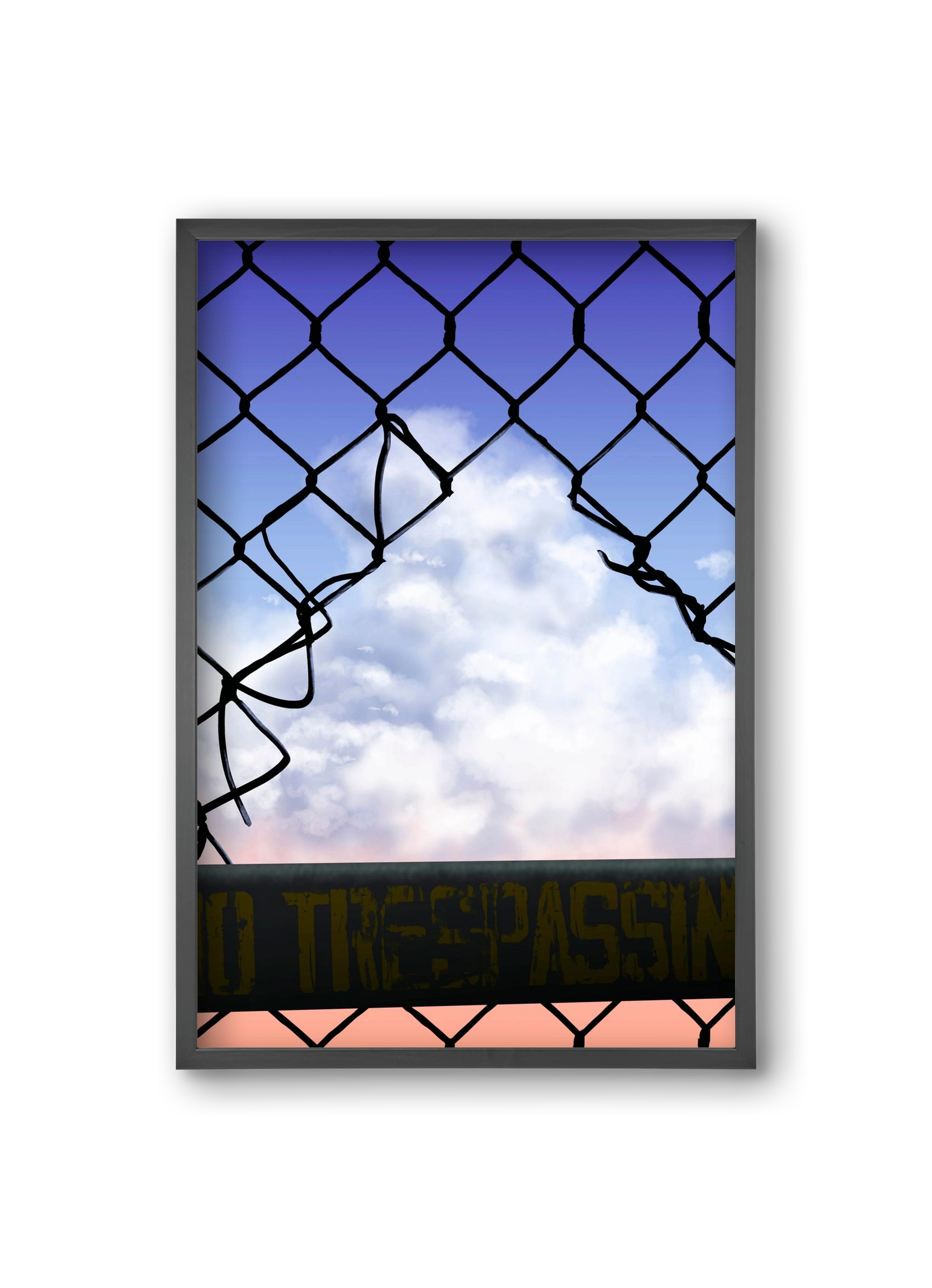Gateway to freedom, 20x30 cm (20x30 cm), Fekete keret