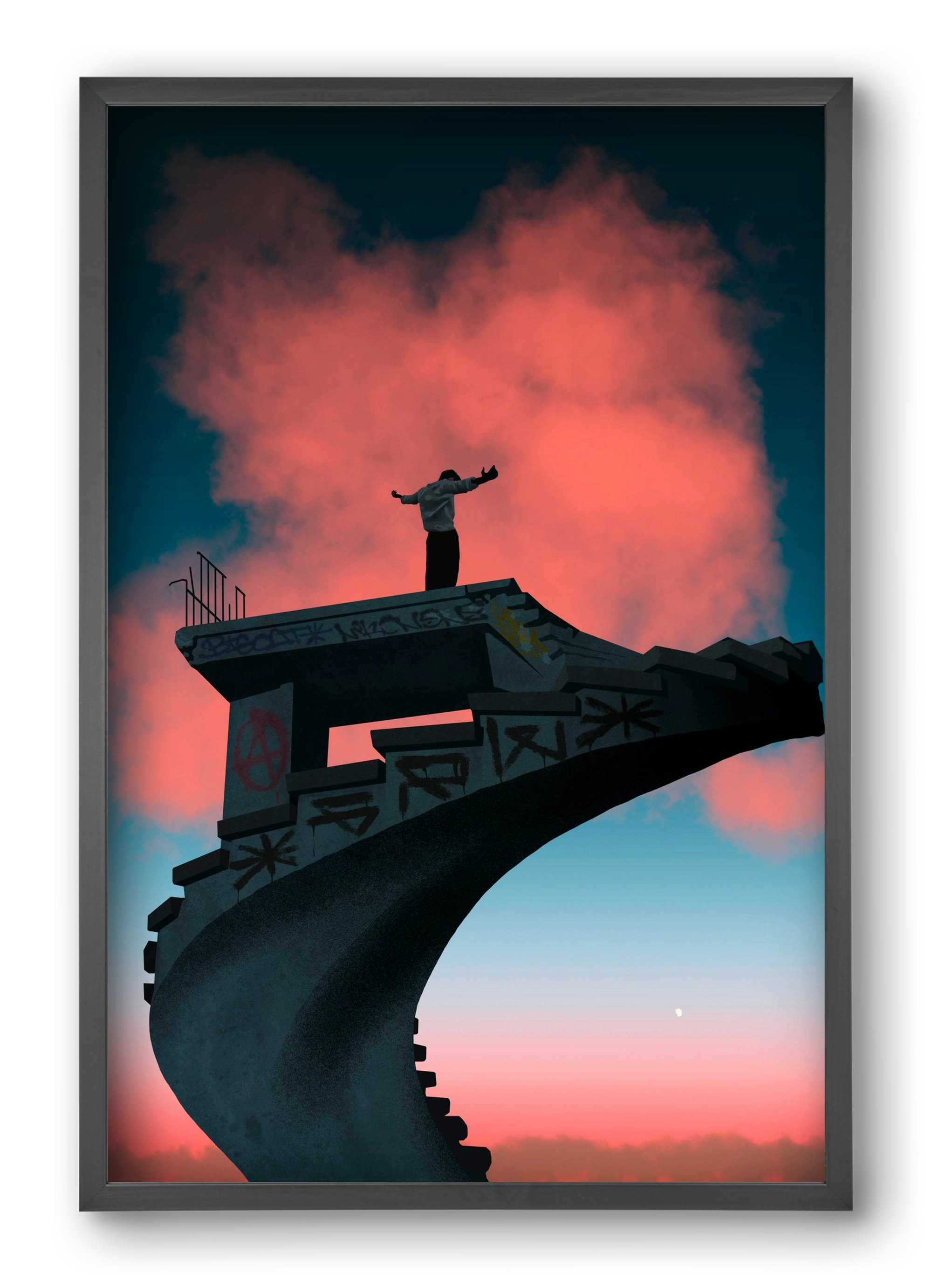 Kingdom, 40x60 cm (40x60 cm), Fekete keret