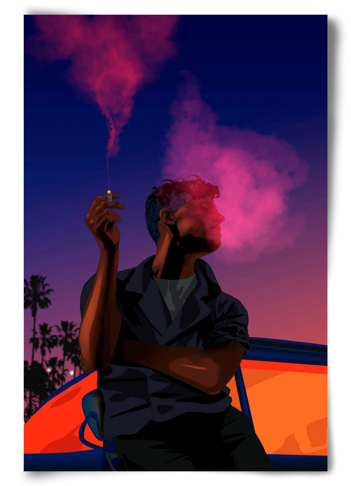 Waiting for you, 60x90 cm, Keret nélkül