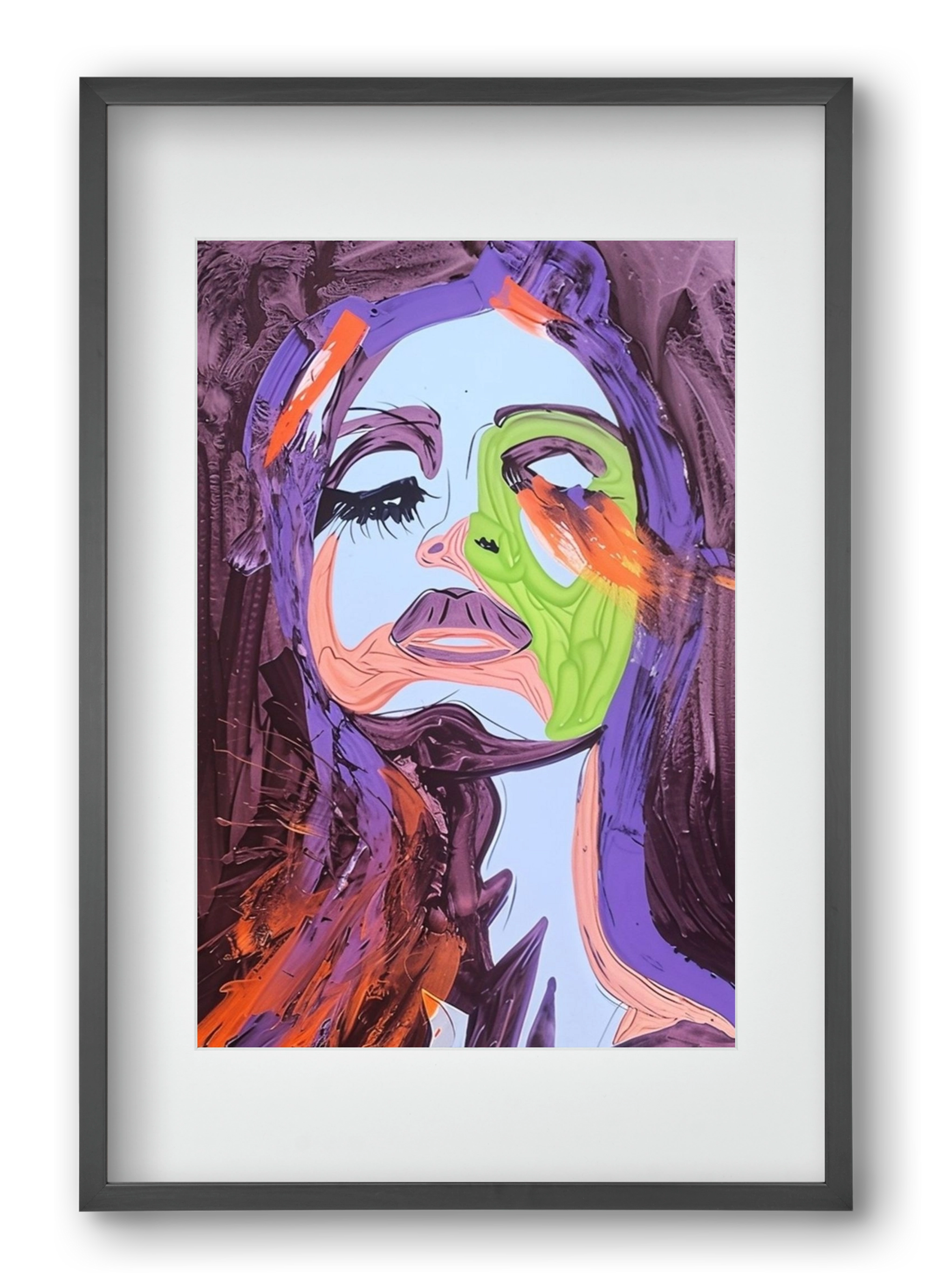 Bloom, 40x60 cm (30x45 cm), Fekete keret, paszpartuval