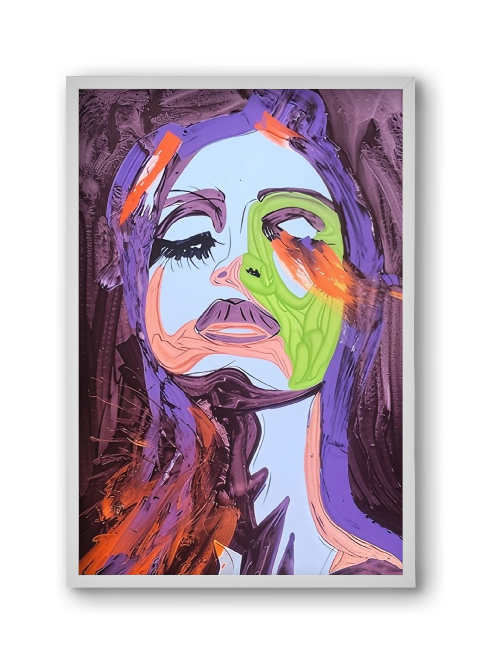 Bloom, 30x45 cm (30x45 cm), Fehér keret