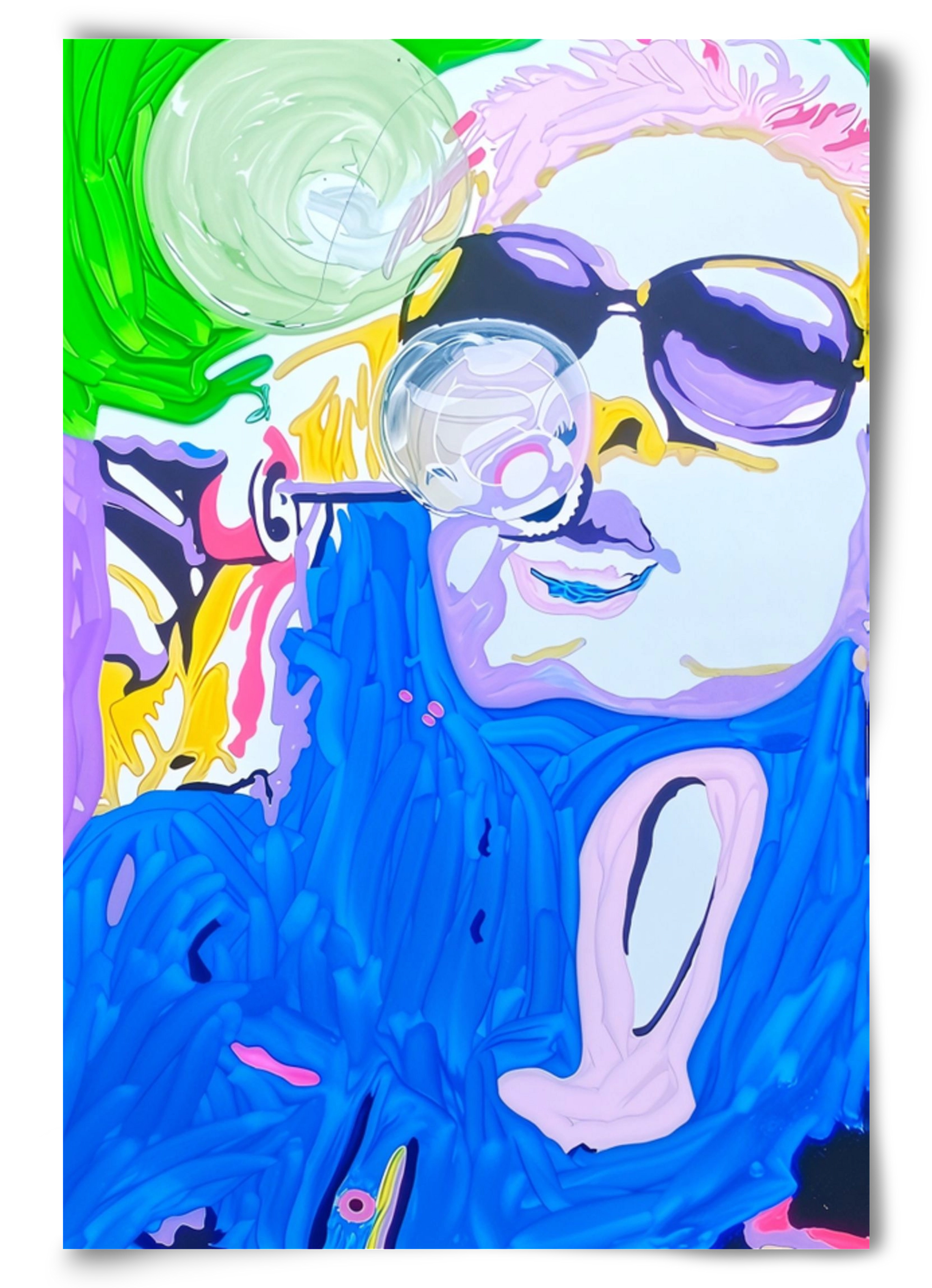 Bubble, 60x90 cm, Keret nélkül