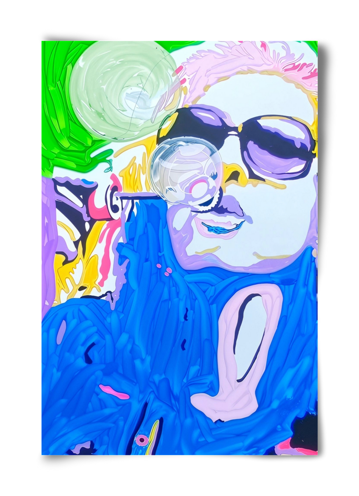 Bubble, 40x60 cm, Keret nélkül