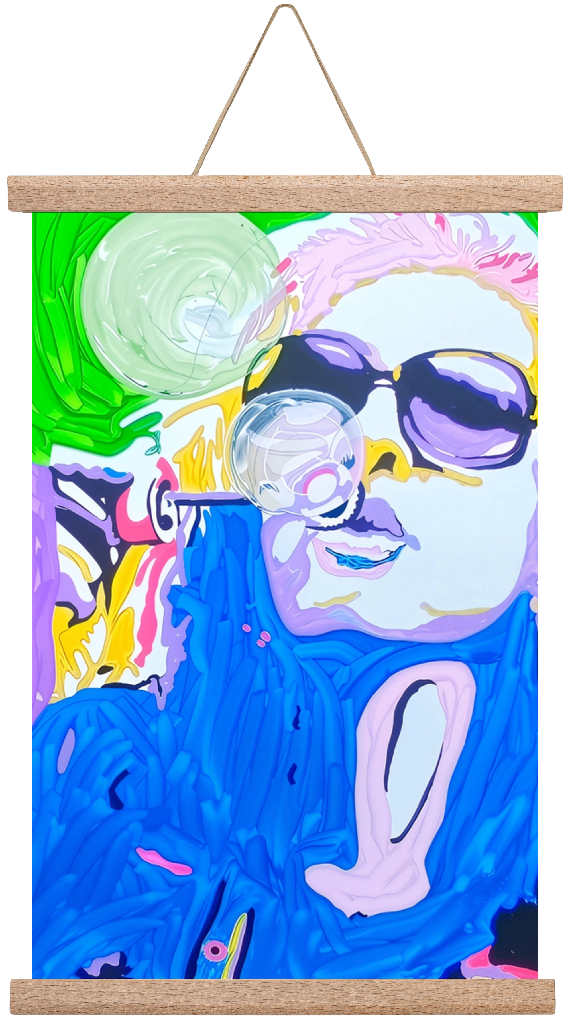 Bubble, 30x45 cm (30x45 cm), Tölgy akasztó