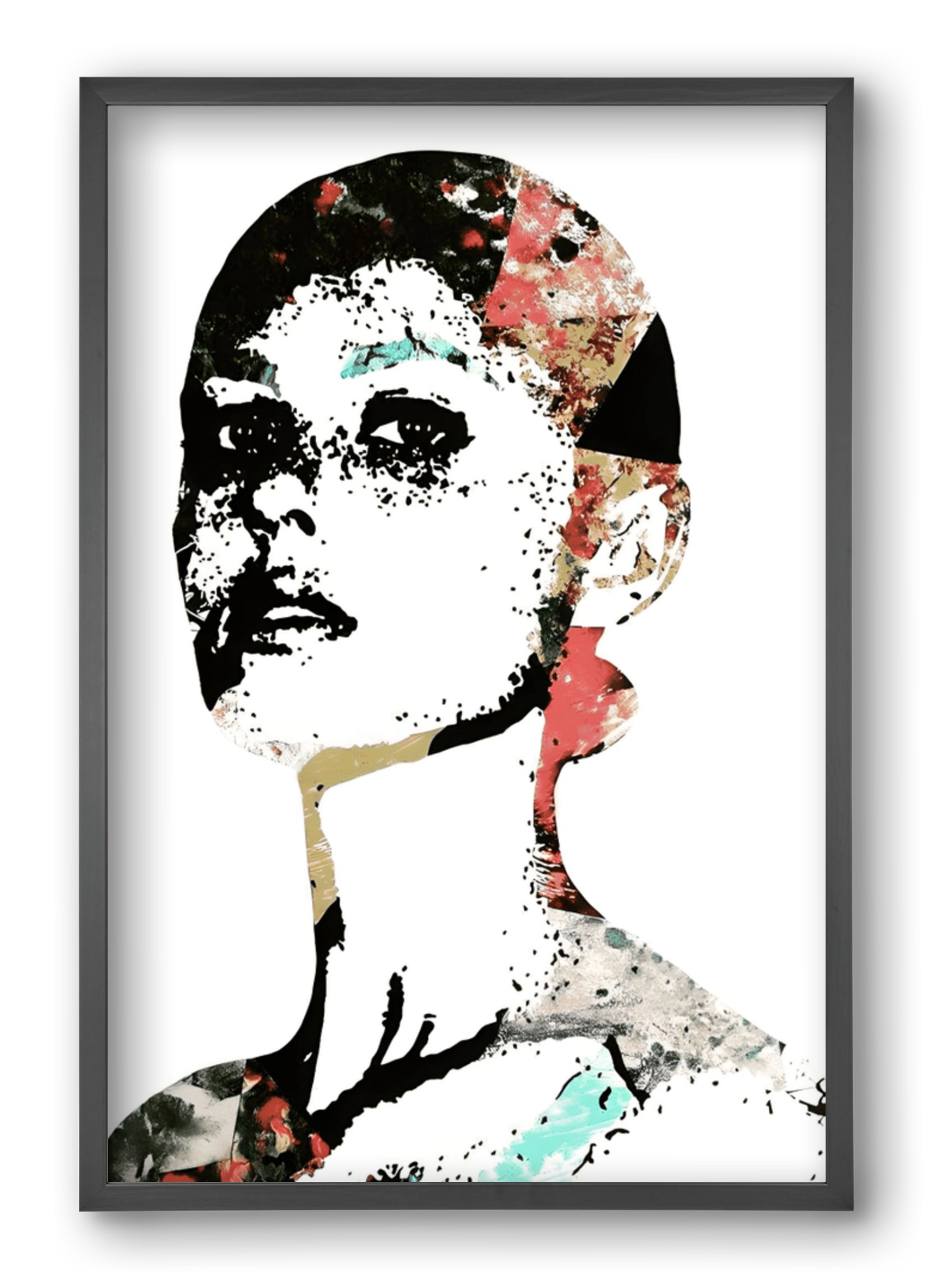 Girl Power, 40x60 cm (40x60 cm), Fekete keret