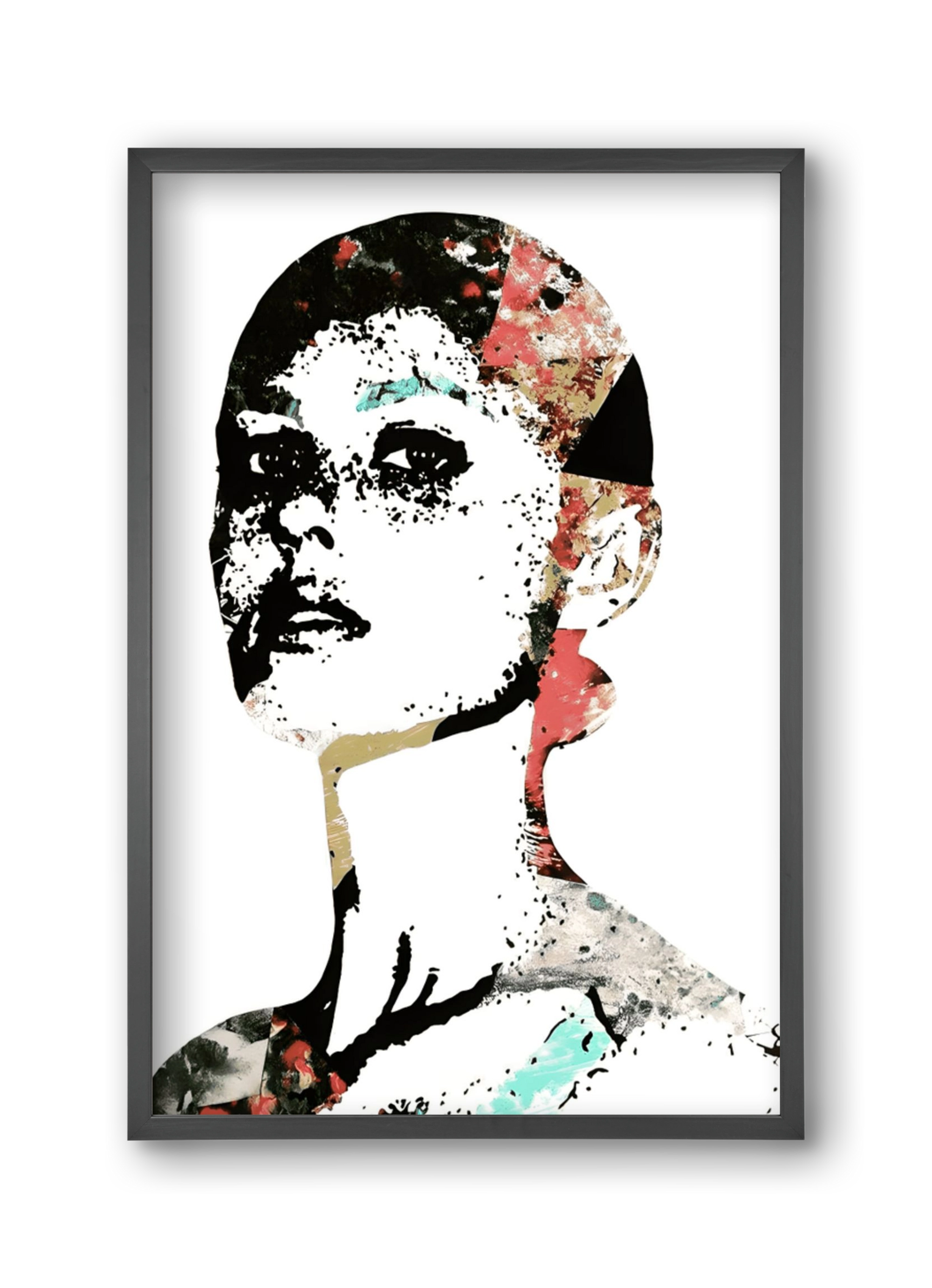 Girl Power, 30x45 cm (30x45 cm), Fekete keret