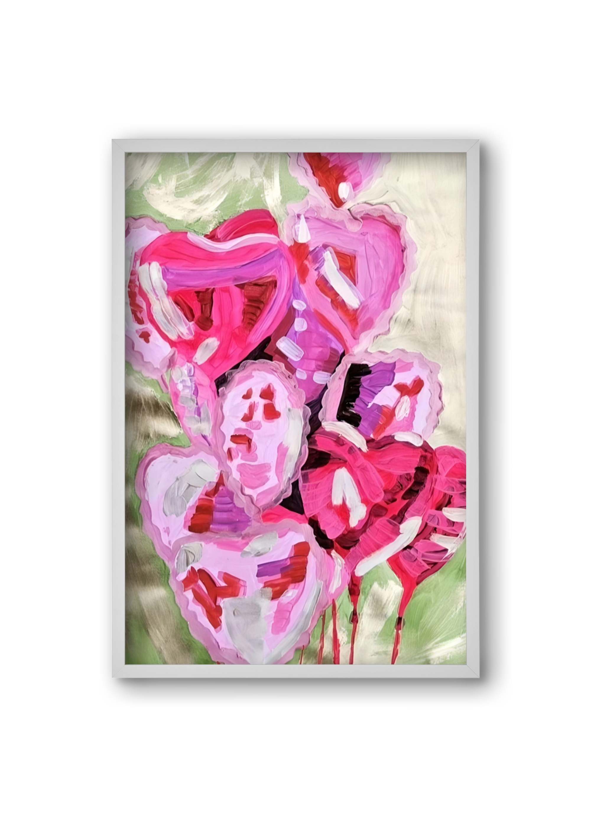 Valentine, 20x30 cm (20x30 cm), Fehér keret
