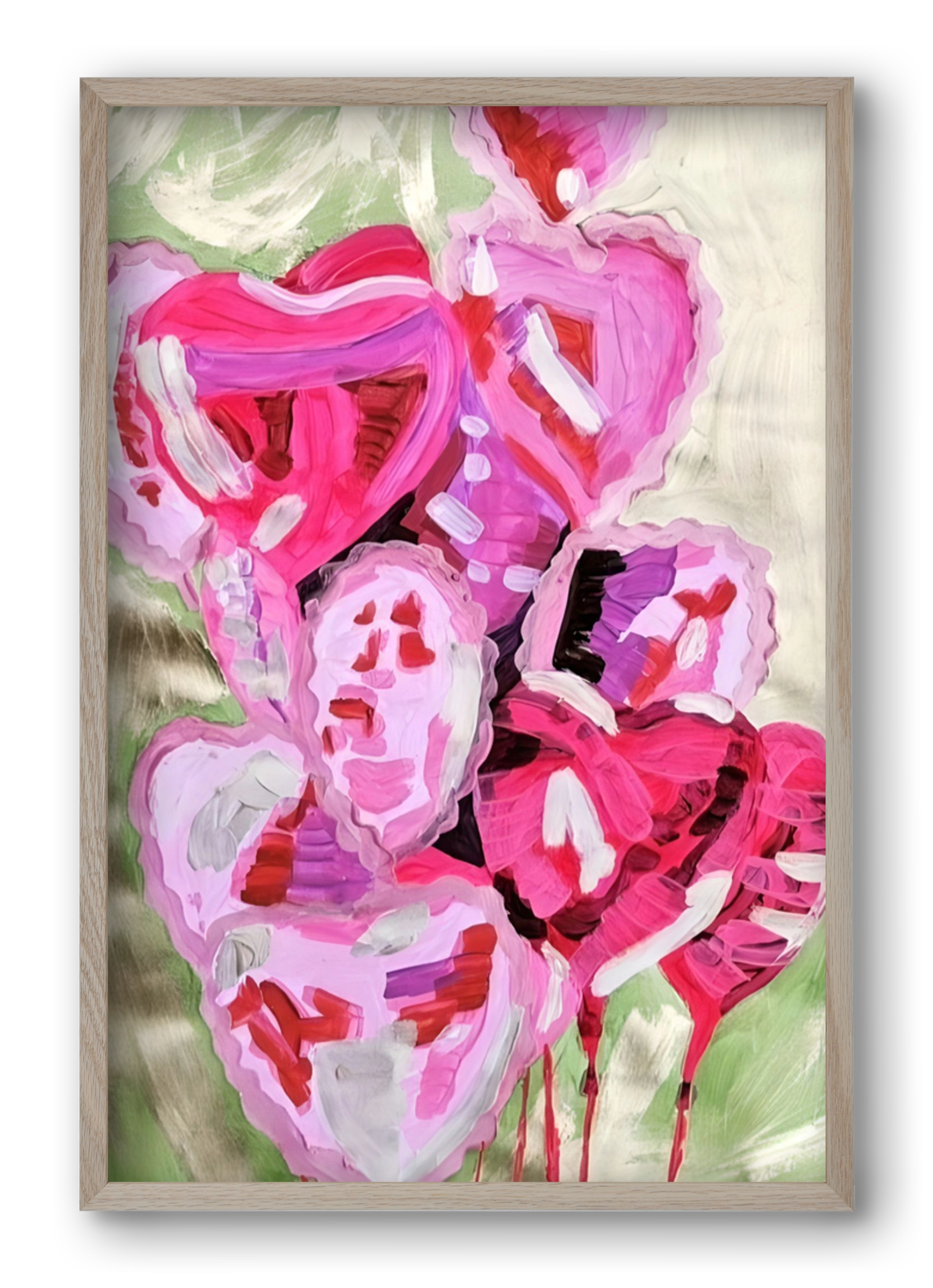 Valentine, 40x60 cm (40x60 cm), Tölgy keret
