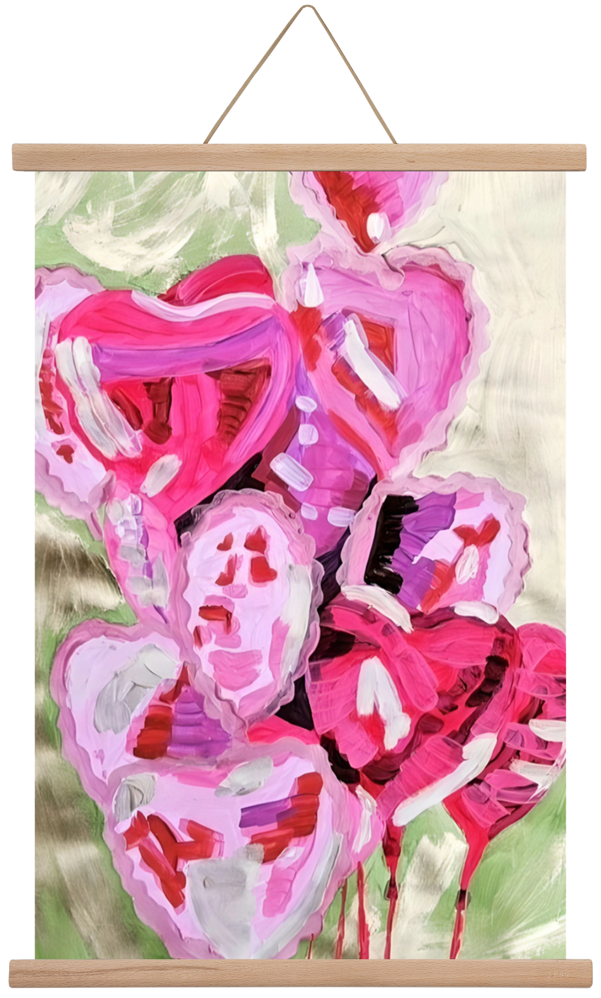 Valentine, 40x60 cm (40x60 cm), Tölgy akasztó