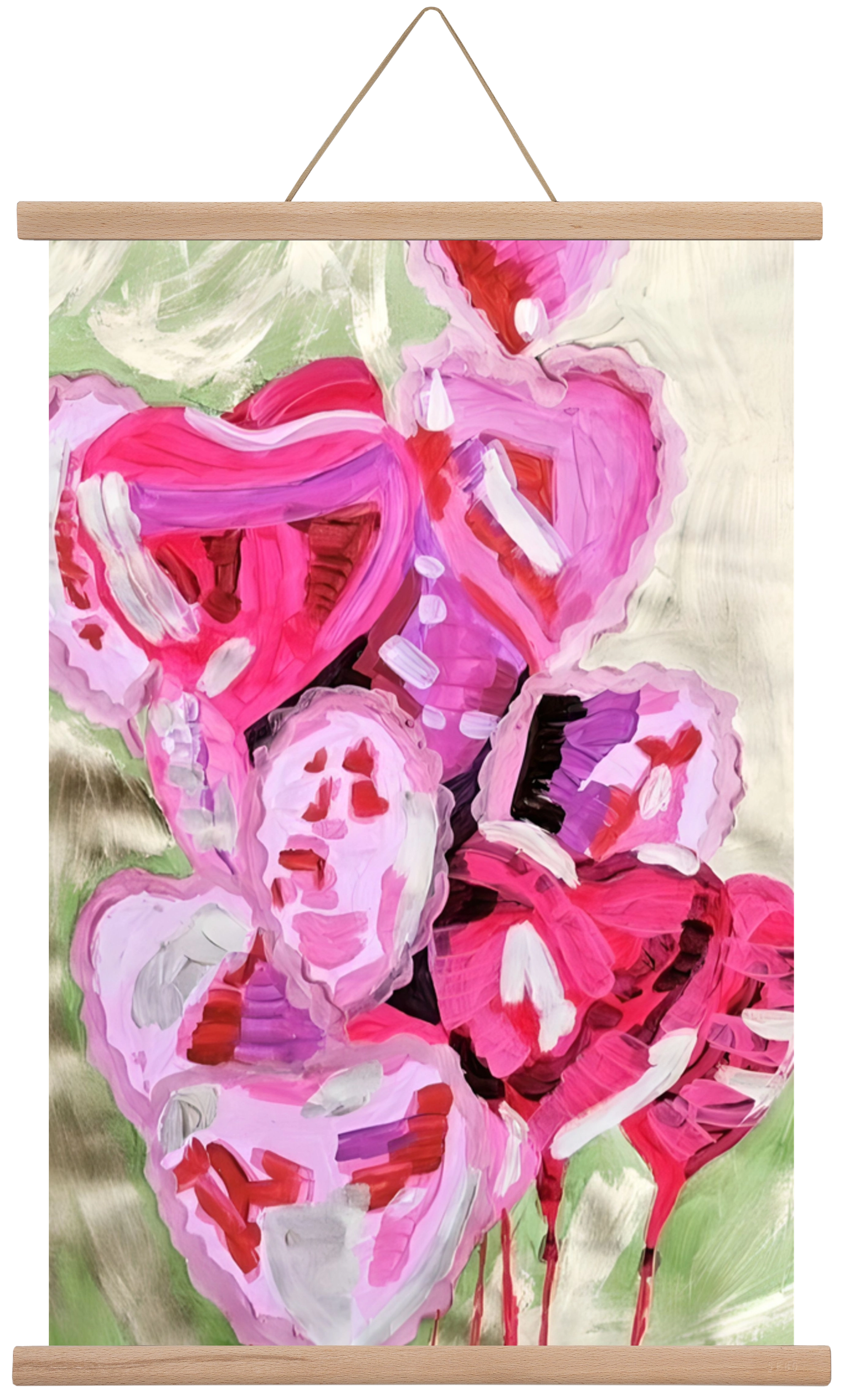 Valentine, 40x60 cm (40x60 cm), Tölgy akasztó