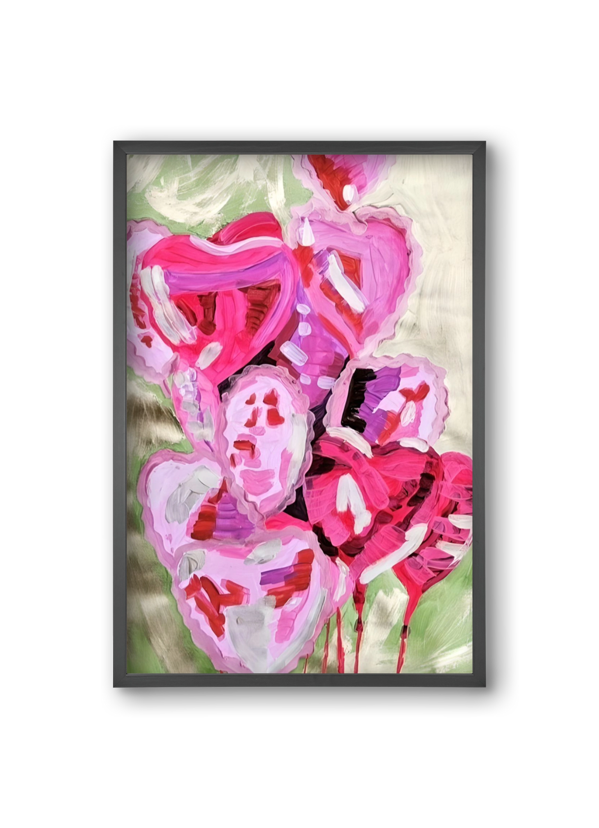 Valentine, 20x30 cm (20x30 cm), Fekete keret