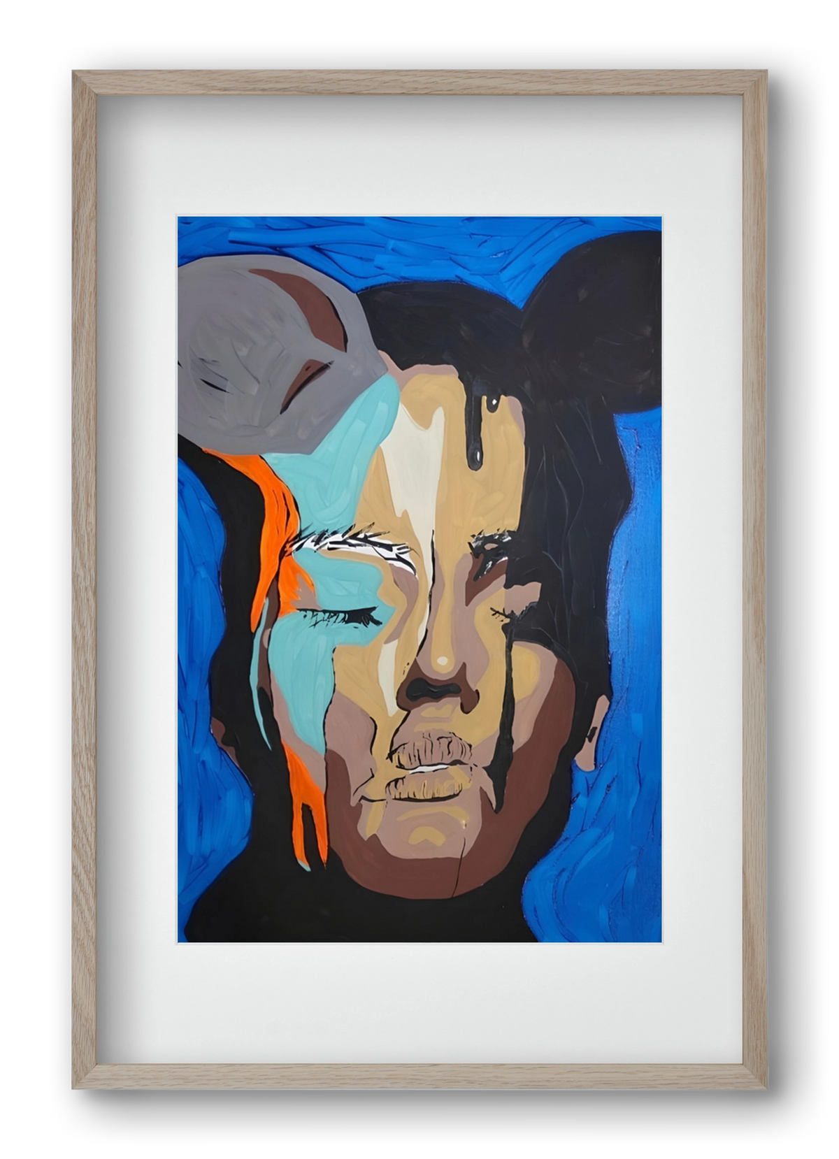  Missy, 40x60 cm (30x45 cm), Tölgy keret, paszpartuval