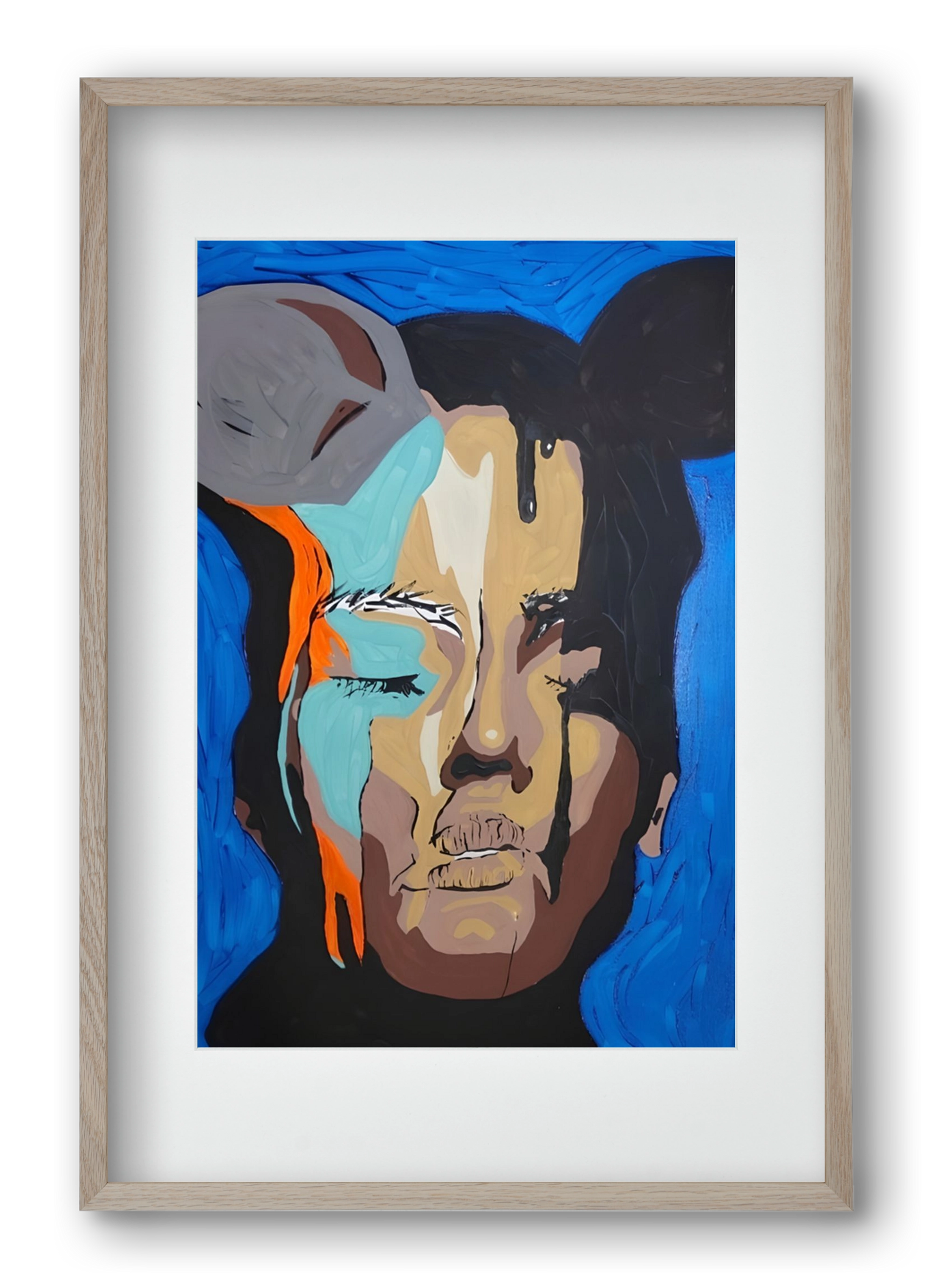  Missy, 40x60 cm (30x45 cm), Tölgy keret, paszpartuval
